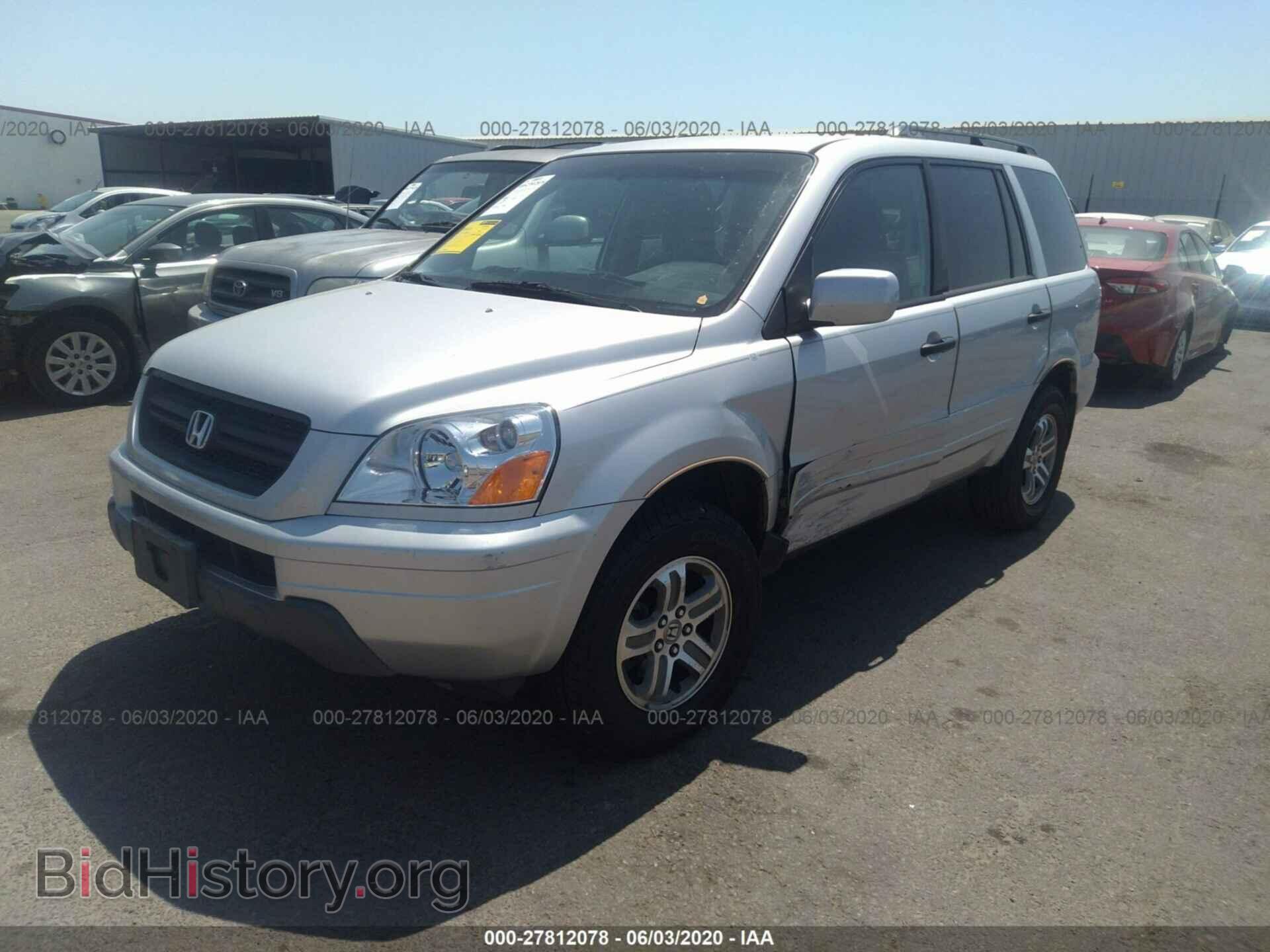 2005 HONDA PILOT - VIN: 2HKYF18435H516622 - Фото 2