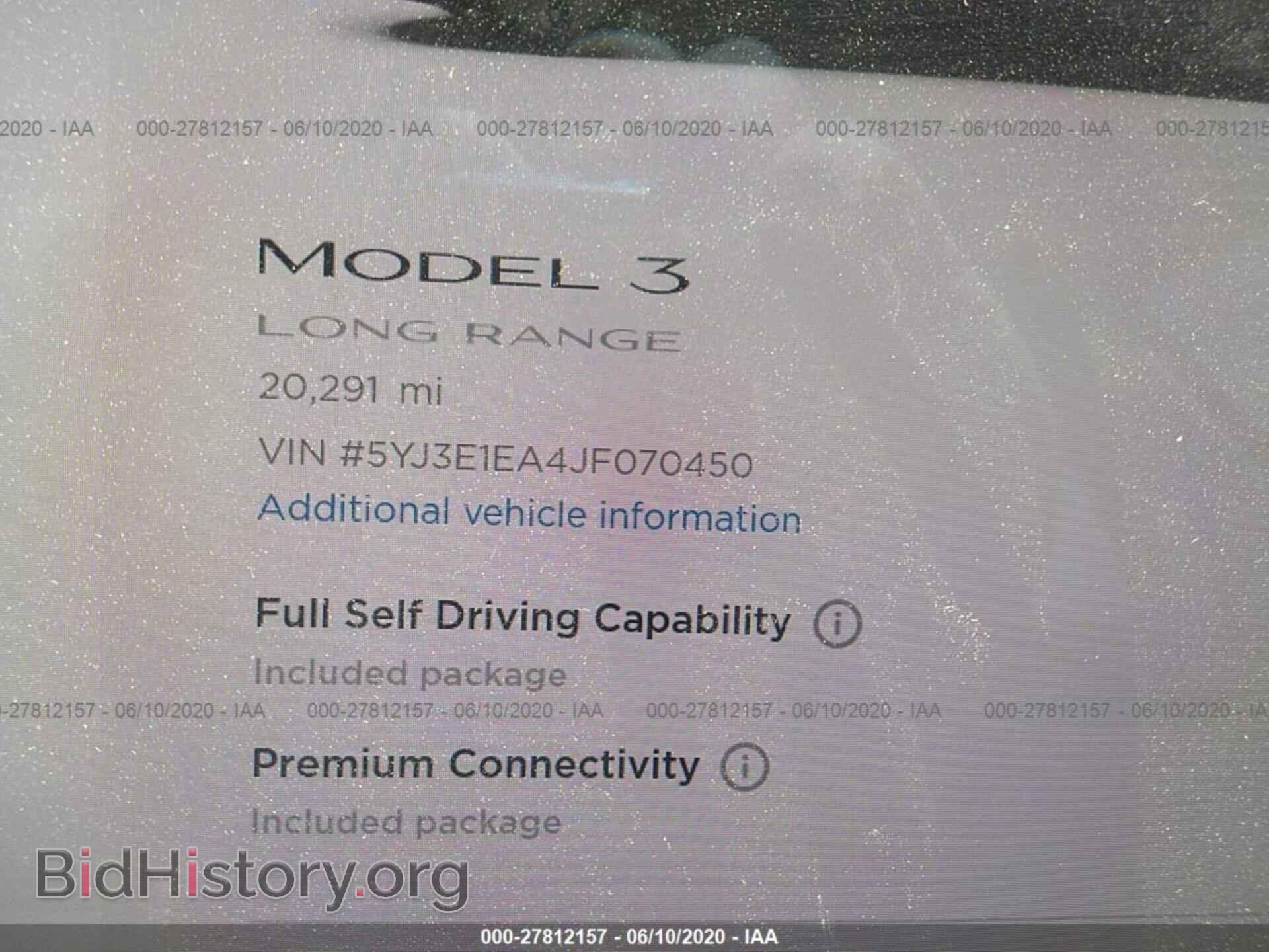2018 TESLA MODEL 3 - VIN: 5YJ3E1EA4JF070450 - Photo 7