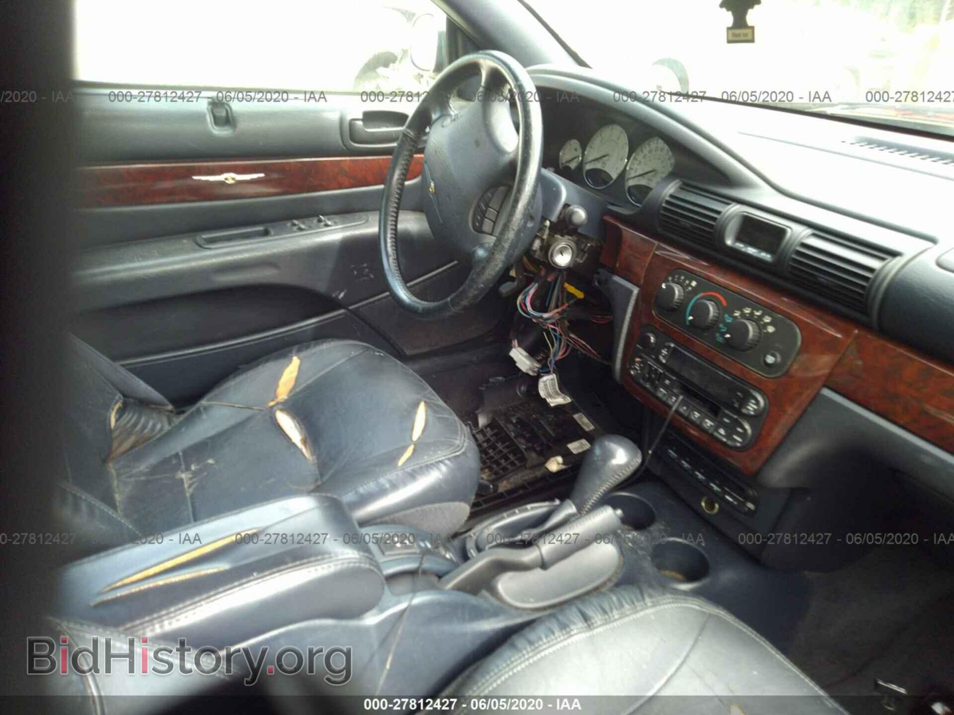 2002 CHRYSLER SEBRING - VIN: 1C3EL65RX2N333615 - Фото 5