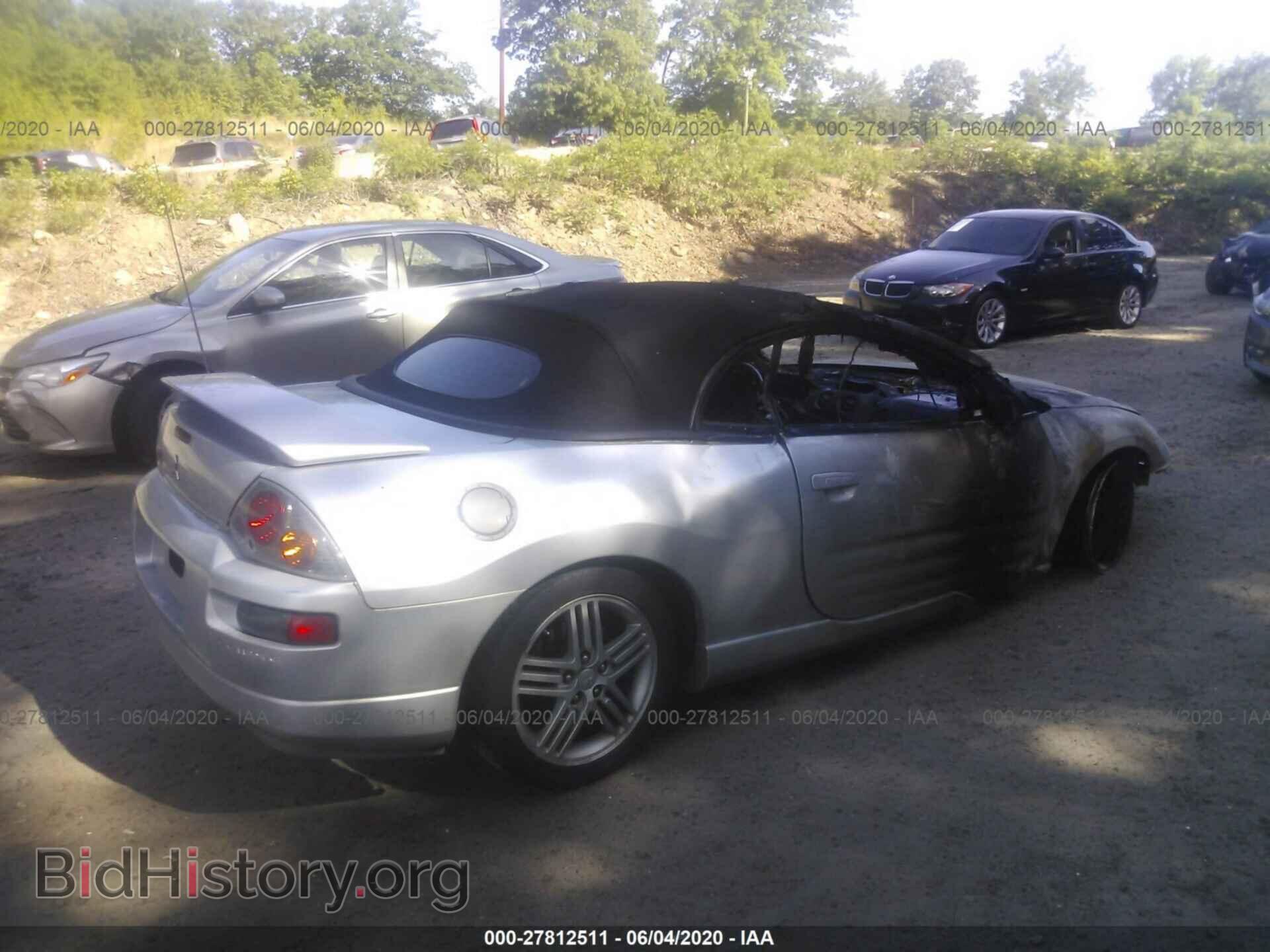 2003 MITSUBISHI ECLIPSE - VIN: 4A3AE55H53E118227 - Фото 4