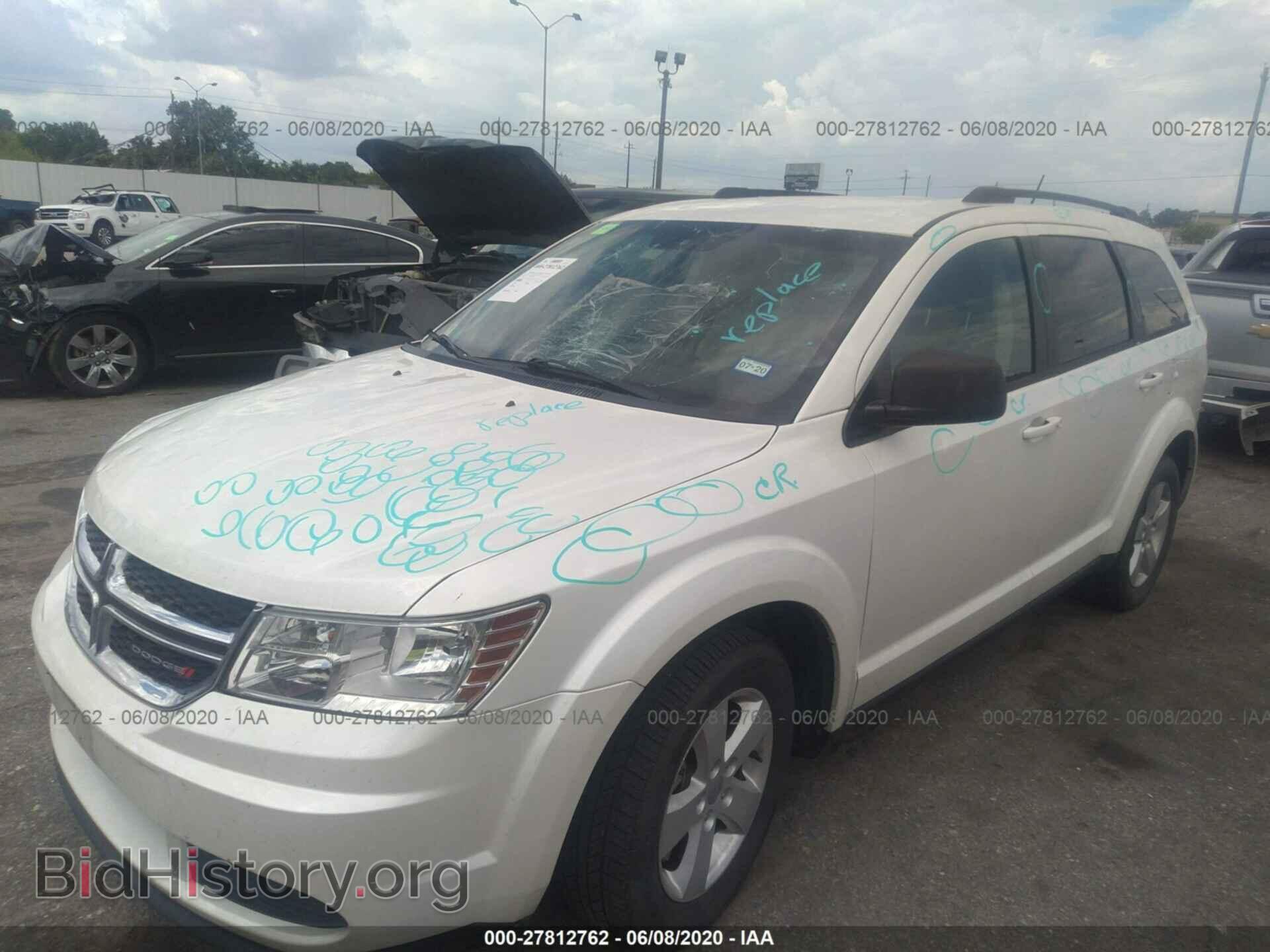 2016 DODGE JOURNEY - VIN: 3C4PDCAB8GT118265 - Фото 2