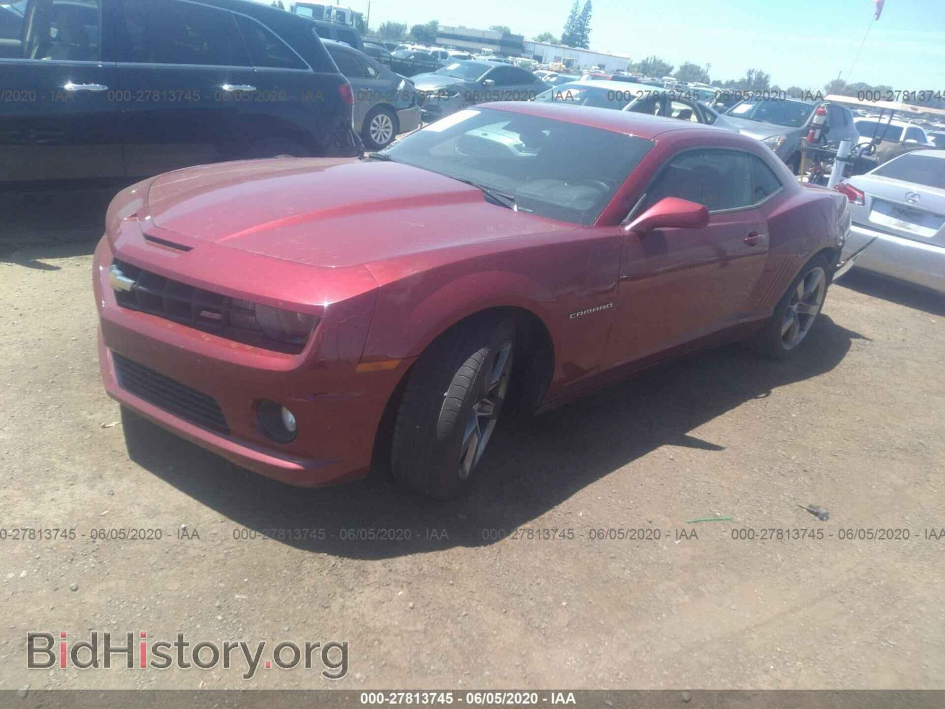 2011 CHEVROLET CAMARO - VIN: 2G1FT1EW8B9132963 - Фото 2