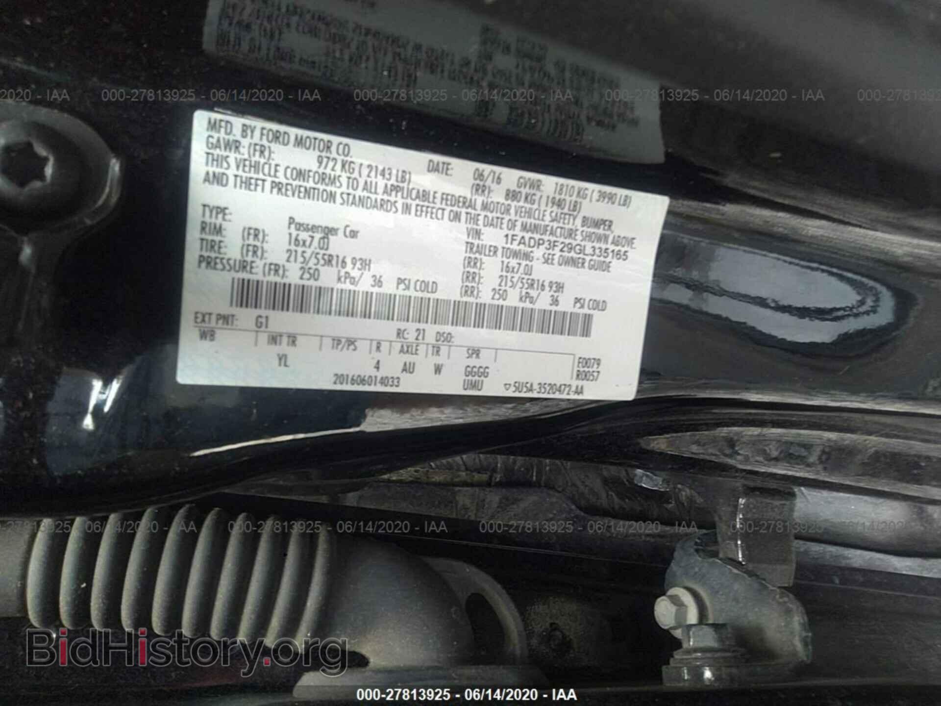 2016 FORD FOCUS - VIN: 1FADP3F29GL335165 - Photo 9