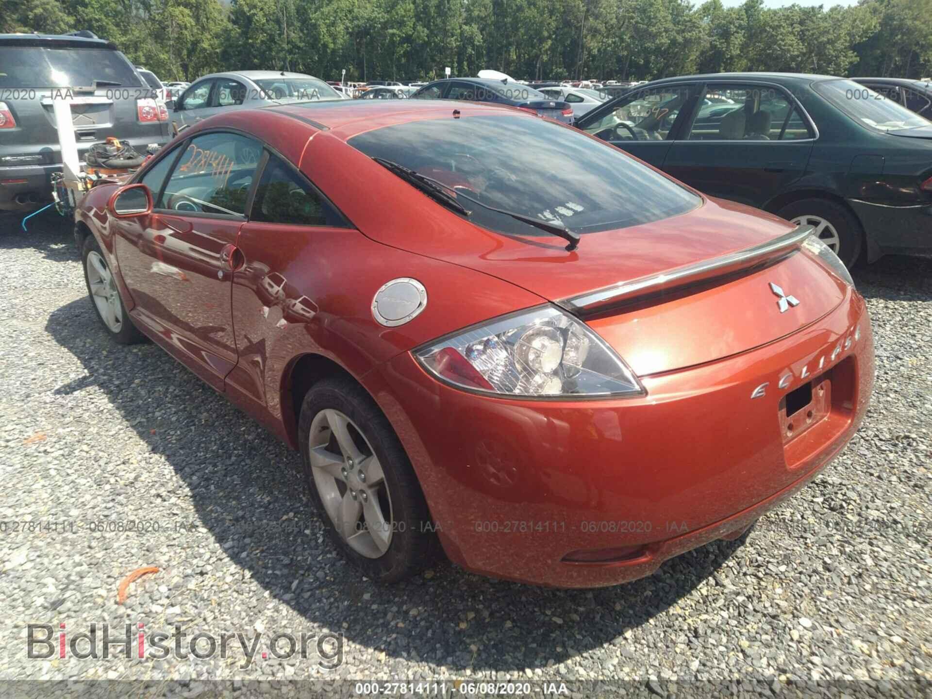 2006 MITSUBISHI ECLIPSE - VIN: 4A3AK24FX6E037591 - Фото 3
