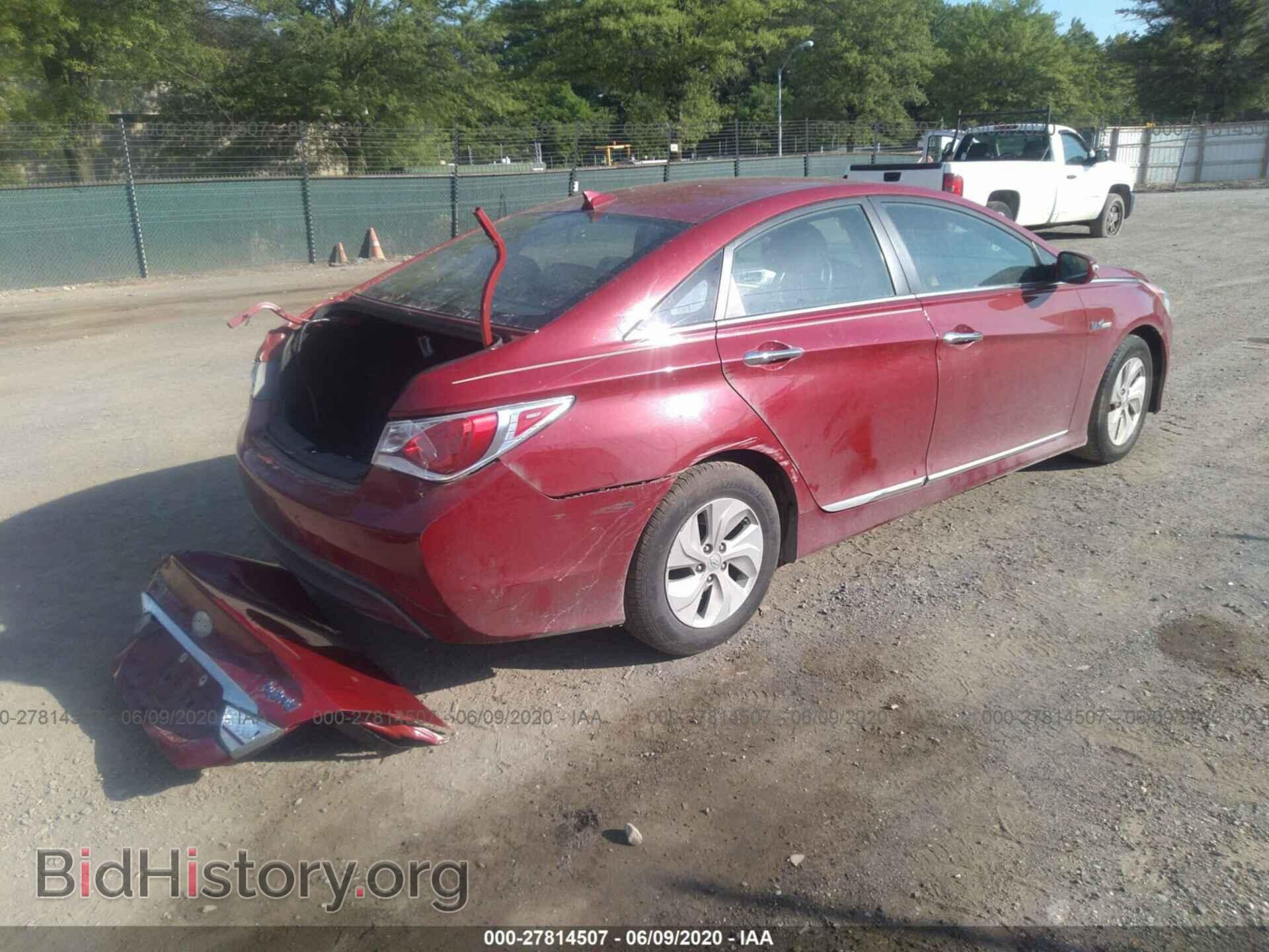 2014 HYUNDAI SONATA - VIN: KMHEC4A49EA117112 - Фото 4