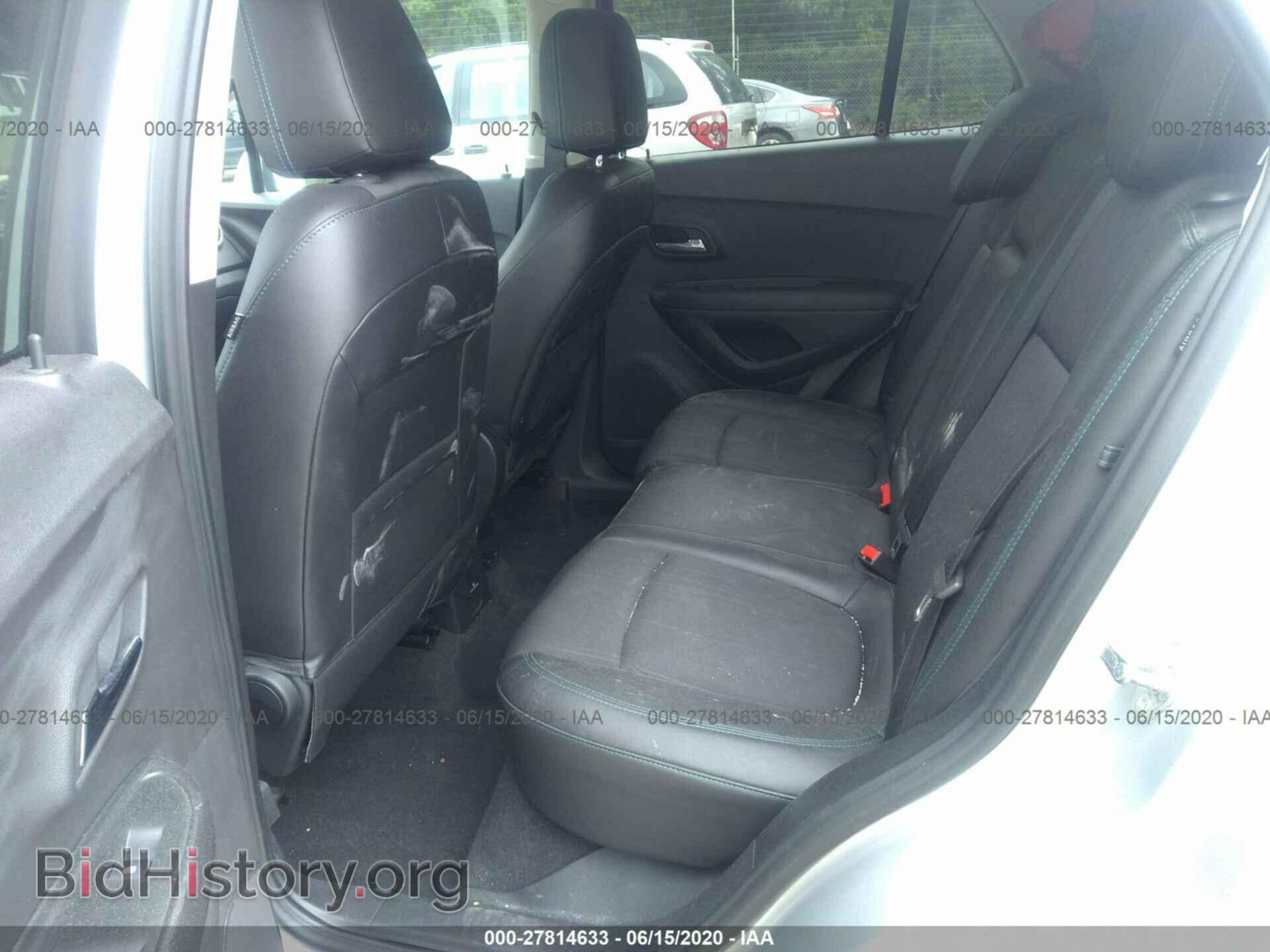2016 CHEVROLET TRAX - VIN: 3GNCJLSB6GL275547 - Фото 8
