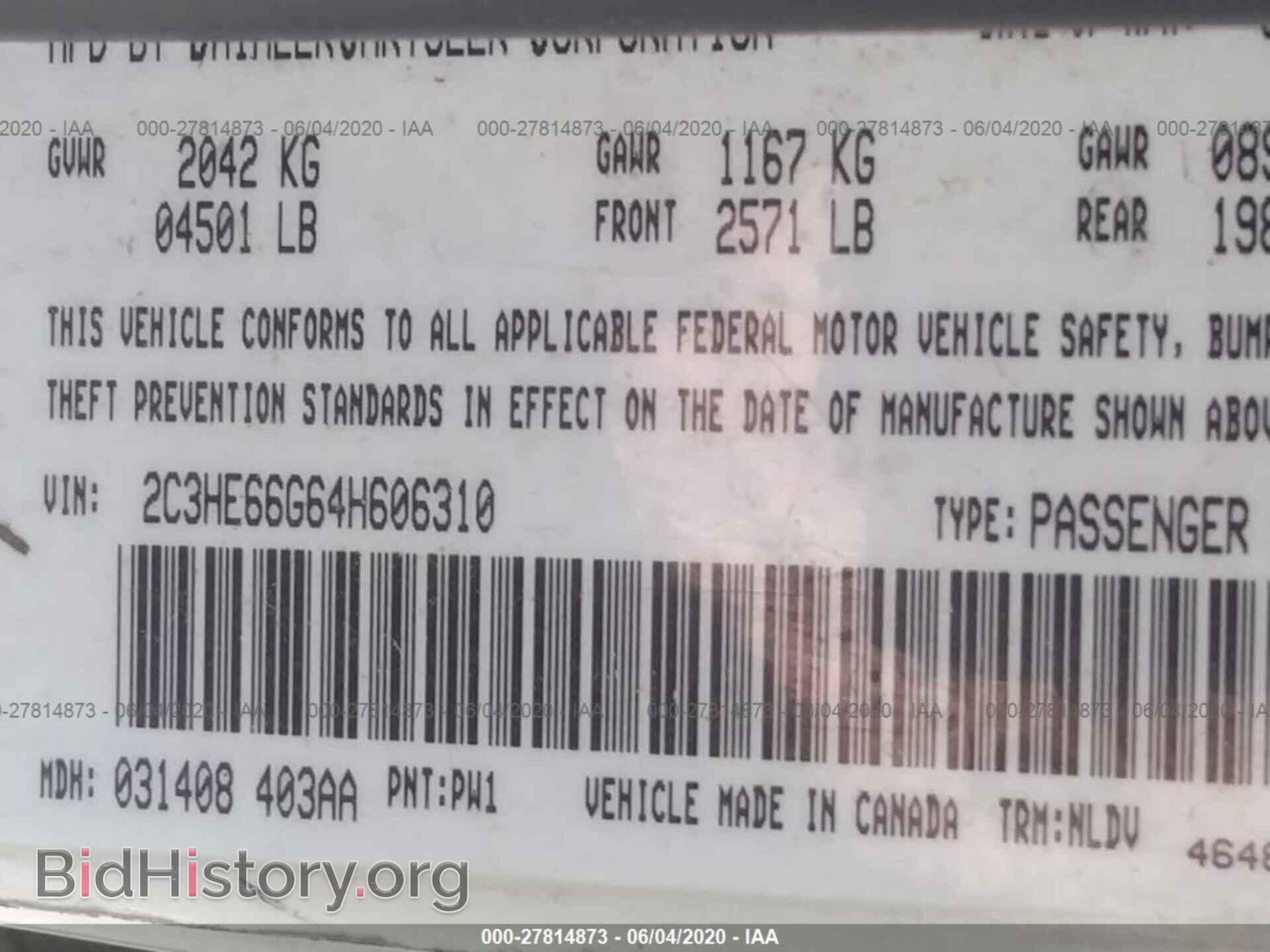 2004 CHRYSLER 300M - VIN: 2C3HE66G64H606310 - Photo 9