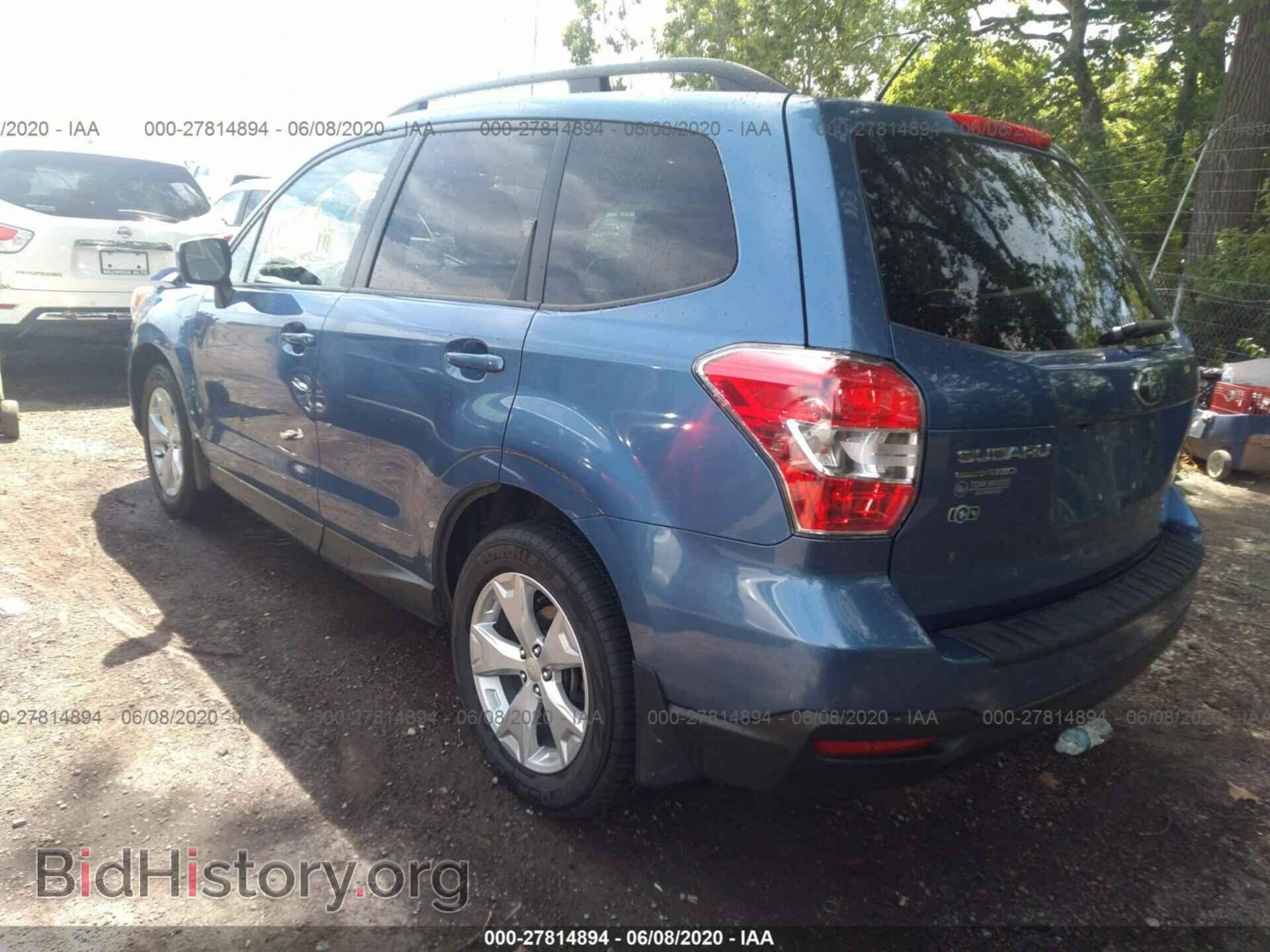 2015 SUBARU FORESTER - VIN: JF2SJADC9FH513162 - Фото 3