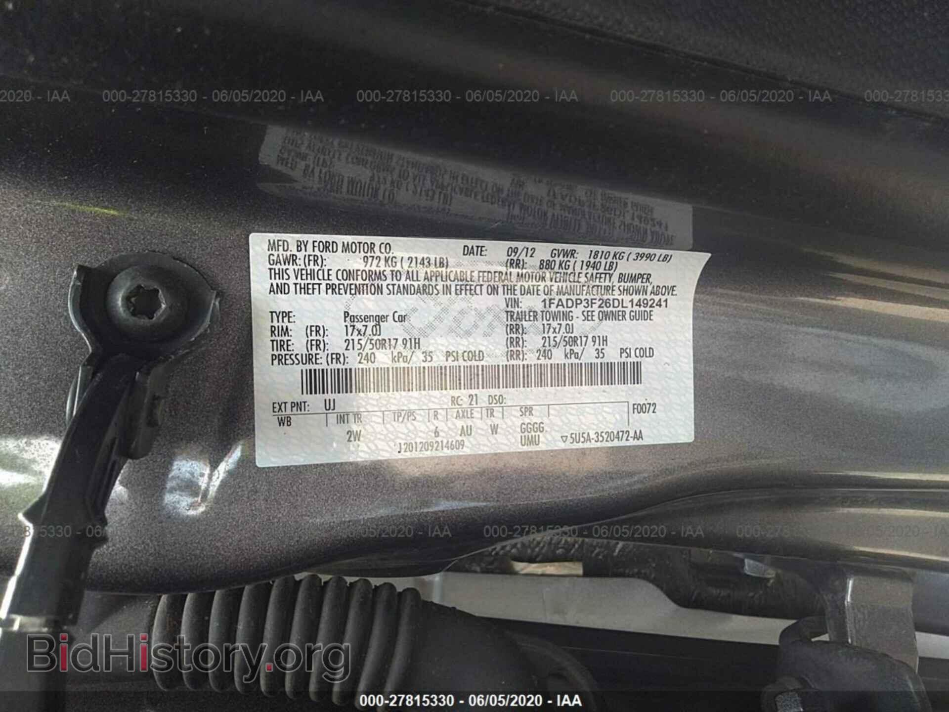 2013 FORD FOCUS - VIN: 1FADP3F26DL149241 - Photo 9
