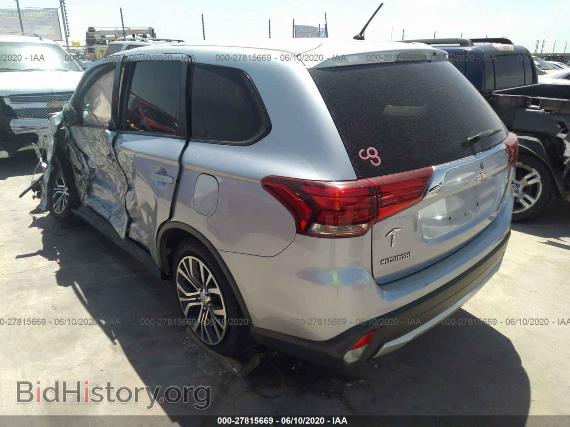 2016 MITSUBISHI OUTLANDER - VIN: JA4AD2A30GZ031908 - Фото 3
