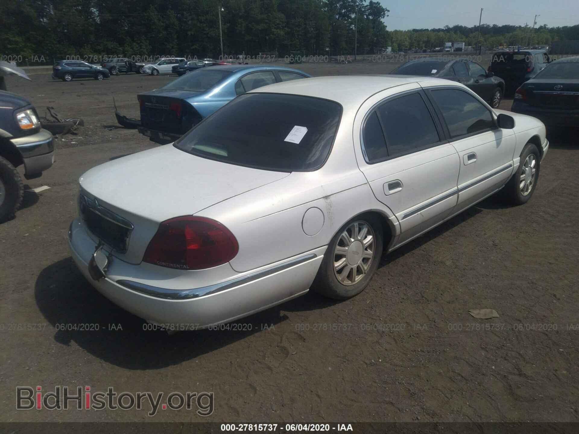 2000 LINCOLN CONTINENTAL - VIN: 1LNHM97V9YY800494 - Фото 4