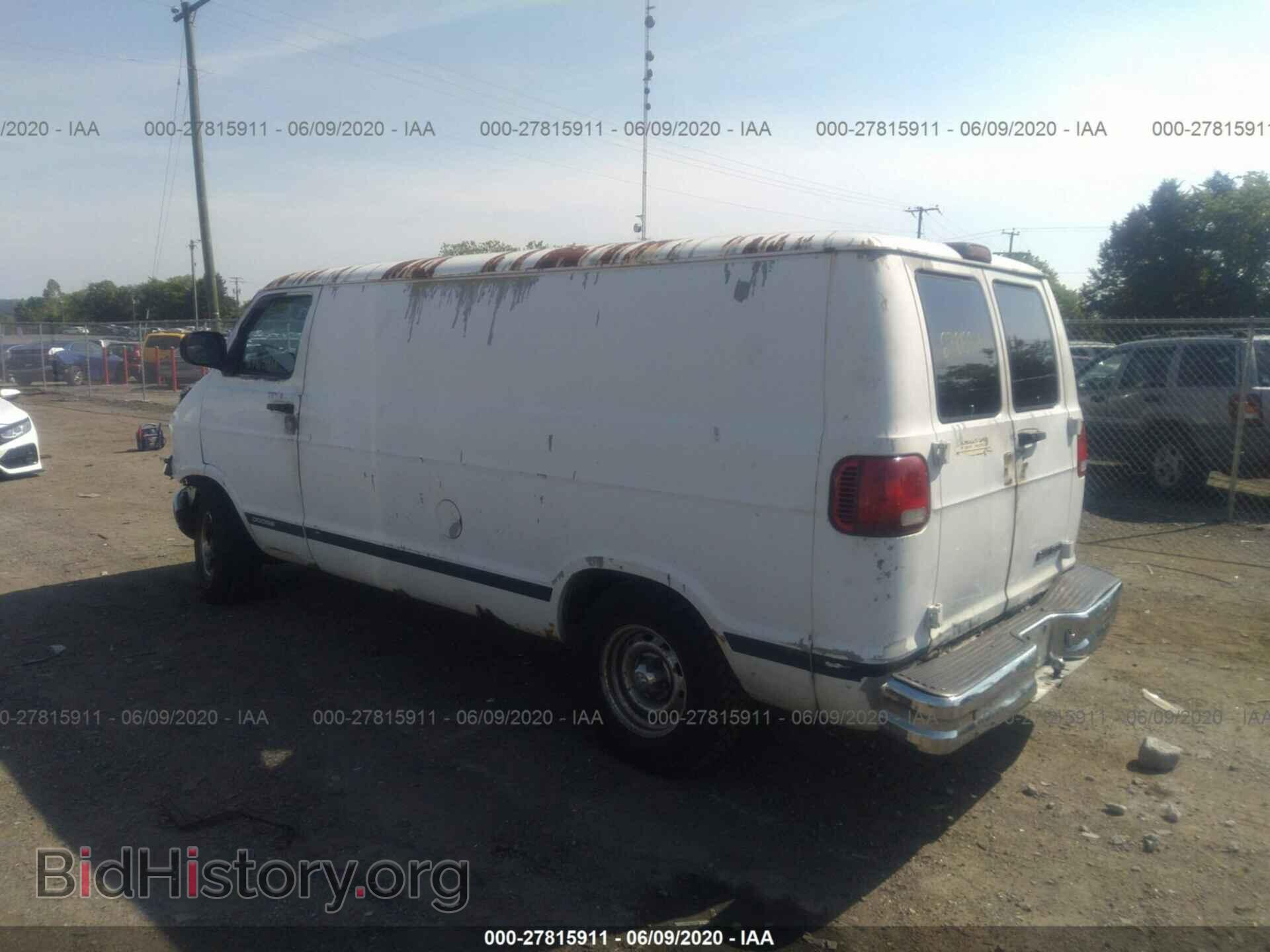 2002 DODGE RAM VAN - VIN: 2B4HB11YX2K121642 - Фото 3