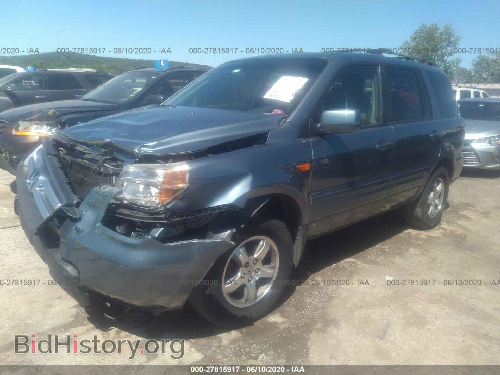 2006 HONDA PILOT - VIN: 2HKYF18586H549898 - Фото 2