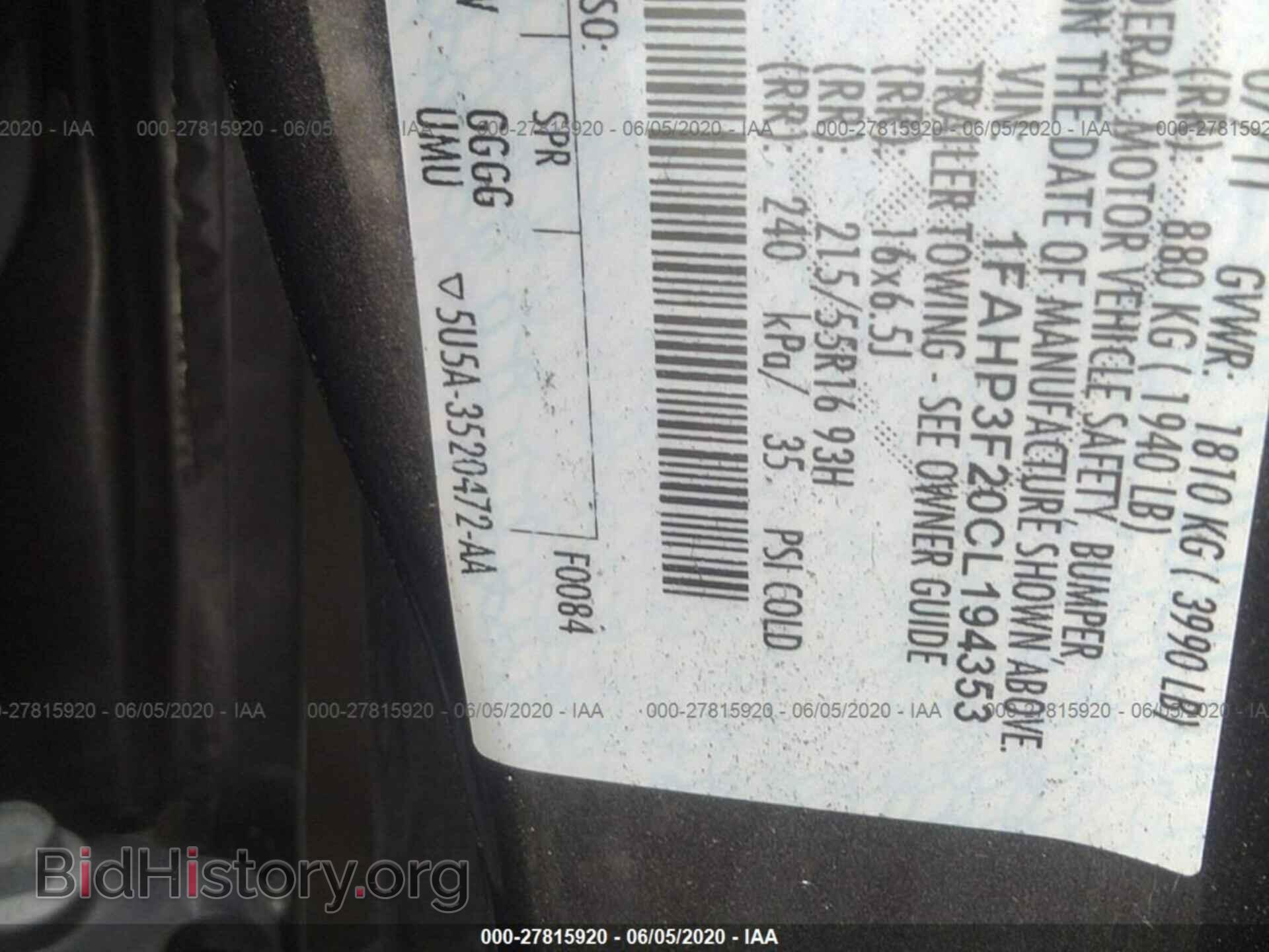 2012 FORD FOCUS - VIN: 1FAHP3F20CL194353 - Photo 9