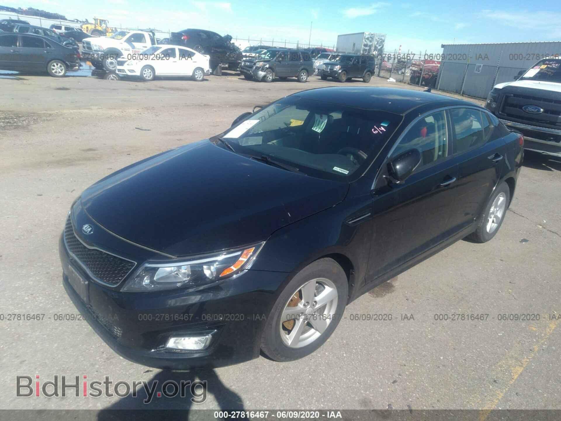 2015 KIA OPTIMA - VIN: 5XXGM4A75FG456198 - Фото 2