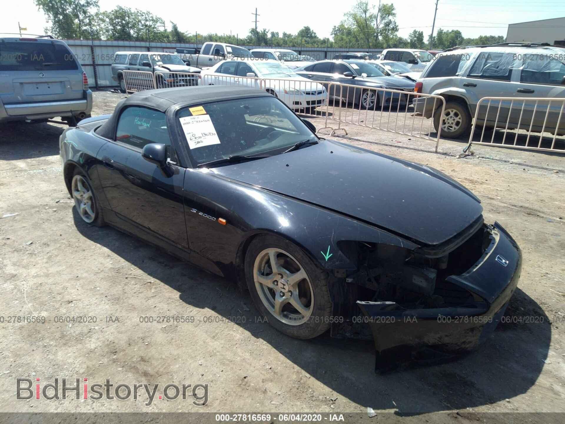 Фотография JHMAP11472T009821 - HONDA S2000 2002