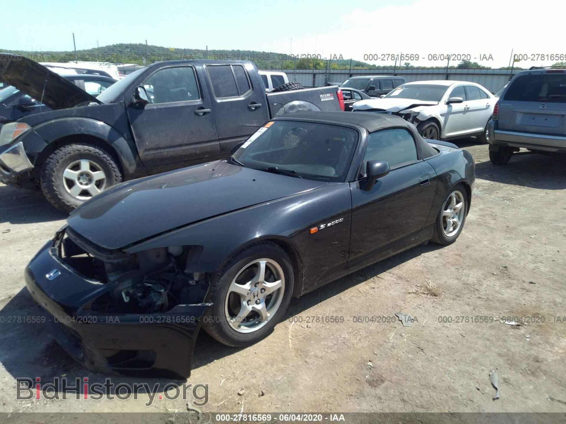 2002 HONDA S2000 - VIN: JHMAP11472T009821 - Фото 2