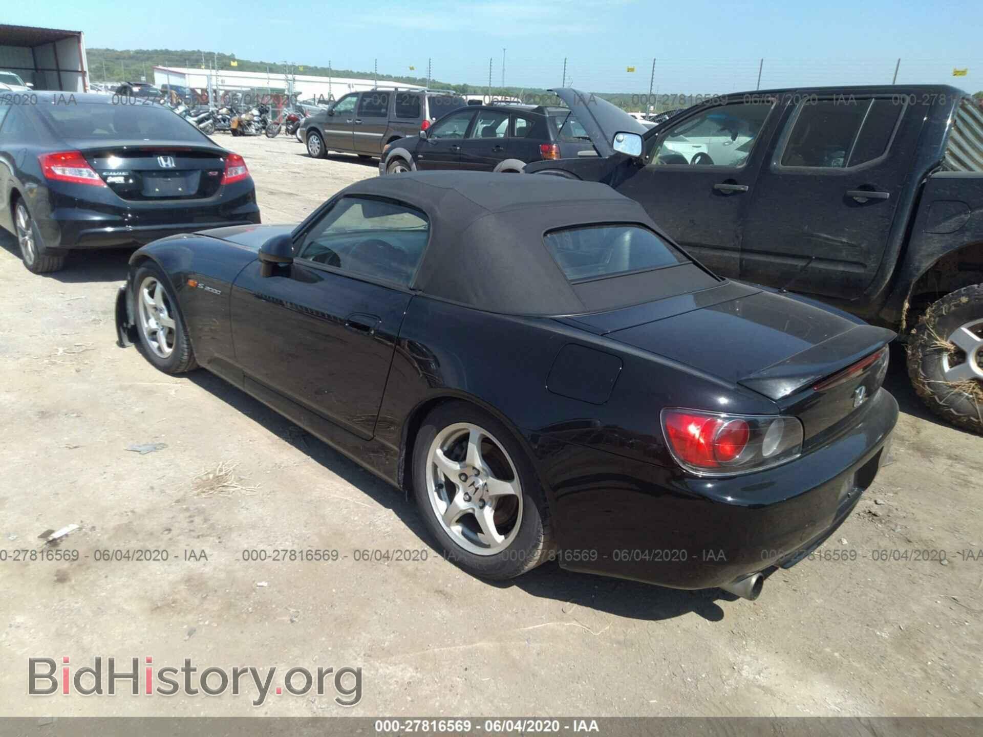 2002 HONDA S2000 - VIN: JHMAP11472T009821 - Фото 3
