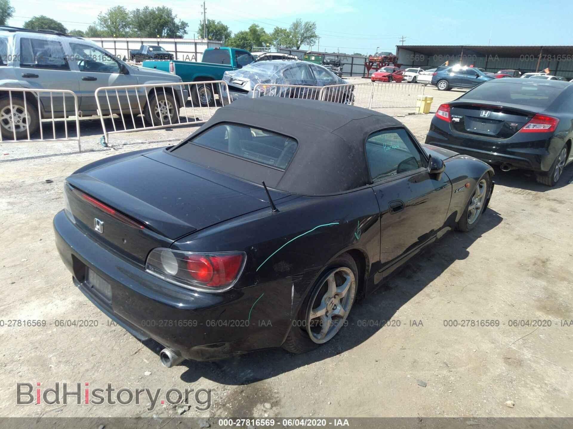 2002 HONDA S2000 - VIN: JHMAP11472T009821 - Фото 4
