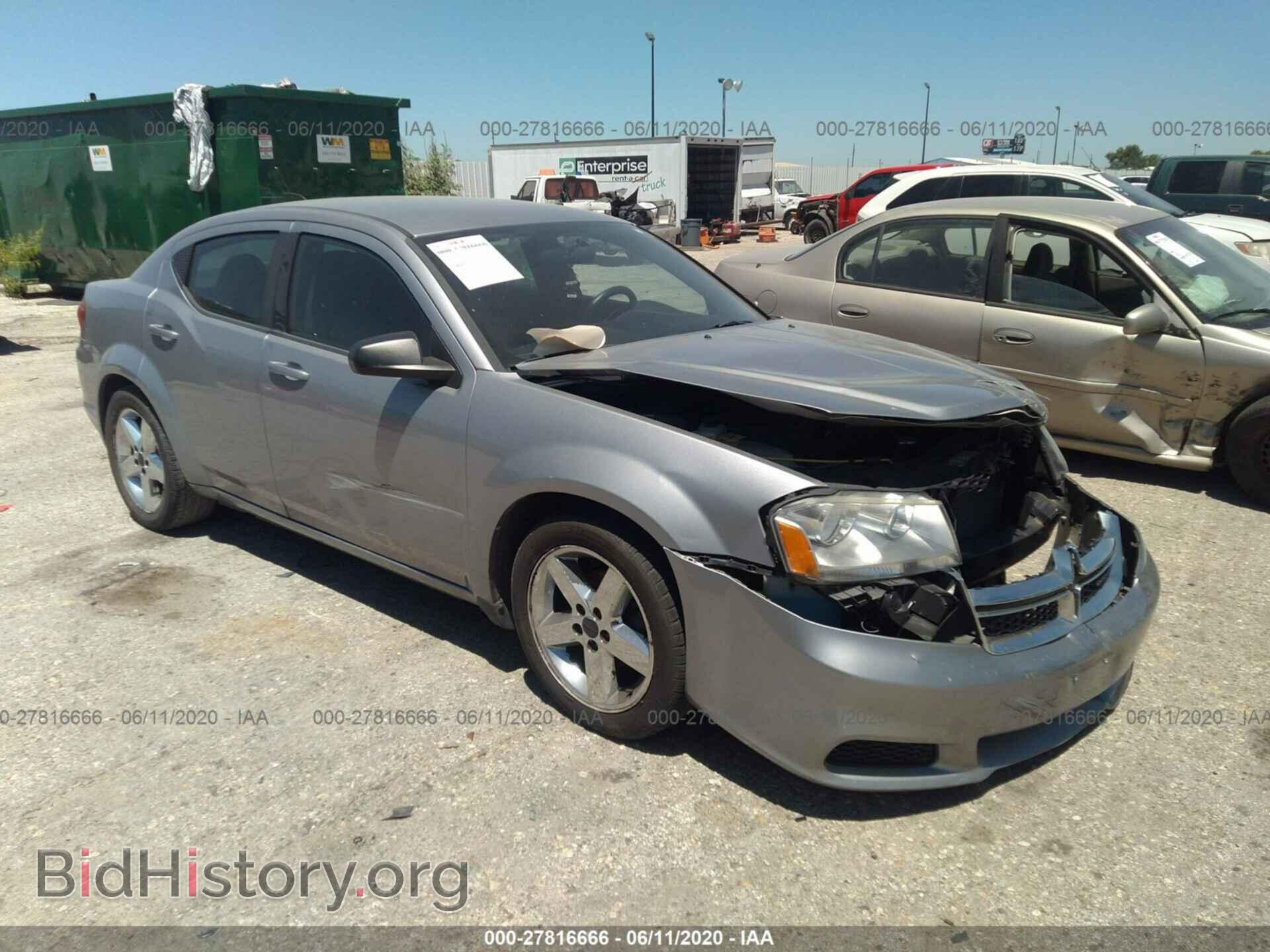 Photo 1C3CDZAB2DN658700 - DODGE AVENGER 2013