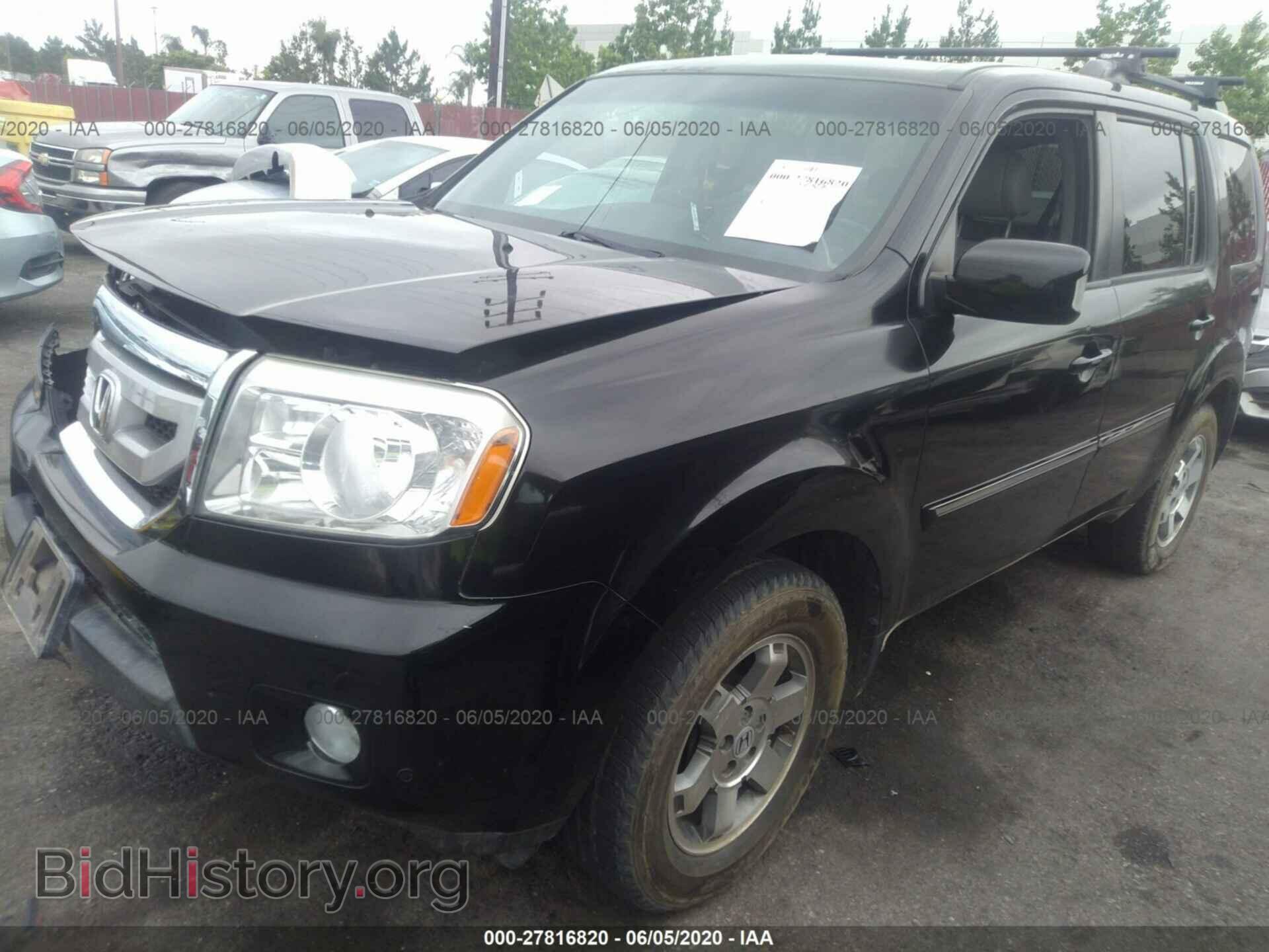 2011 HONDA PILOT - VIN: 5FNYF3H99BB016384 - Фото 2