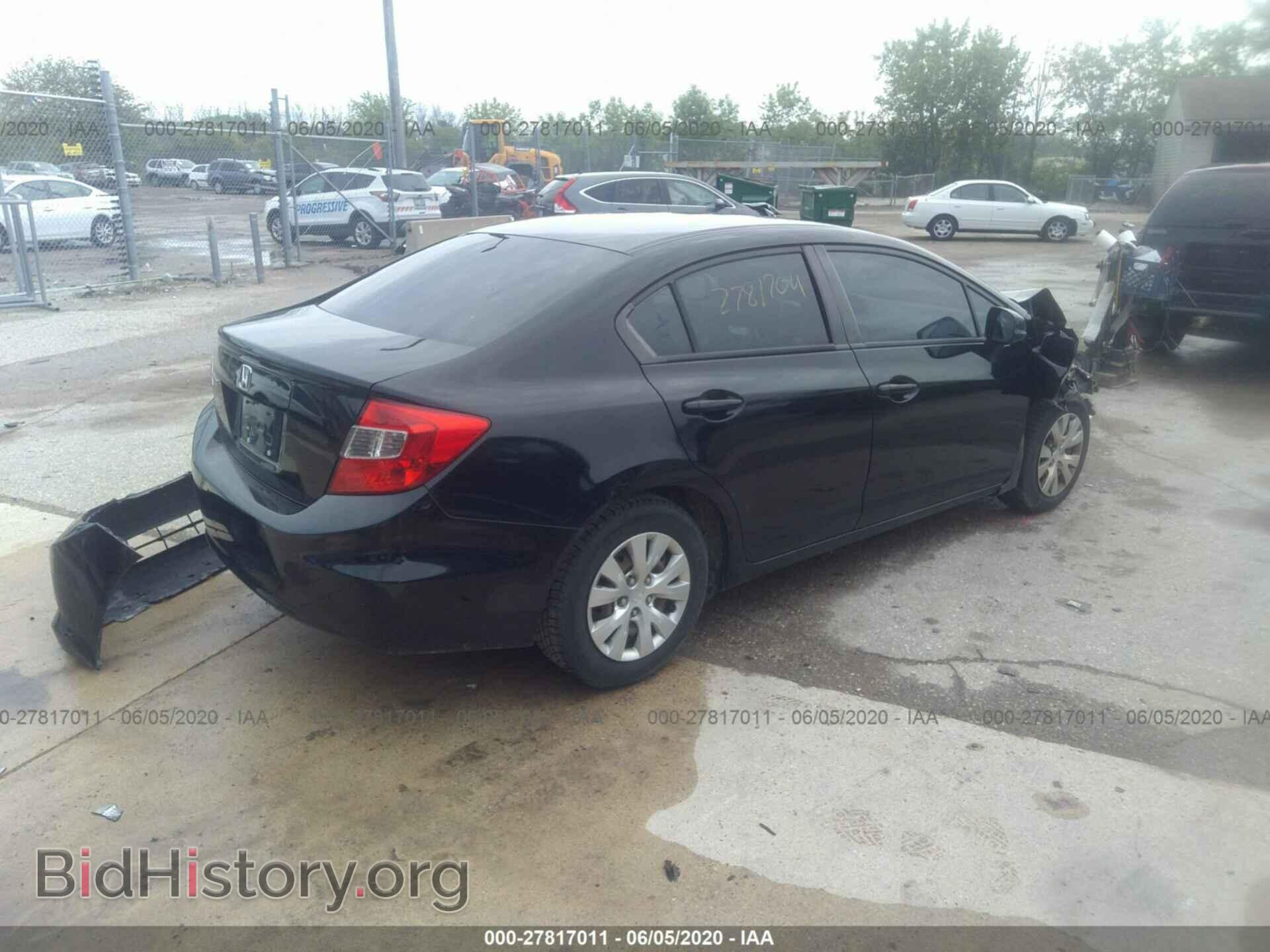 2012 HONDA CIVIC - VIN: 2HGFB2F57CH302082 - Photo 4