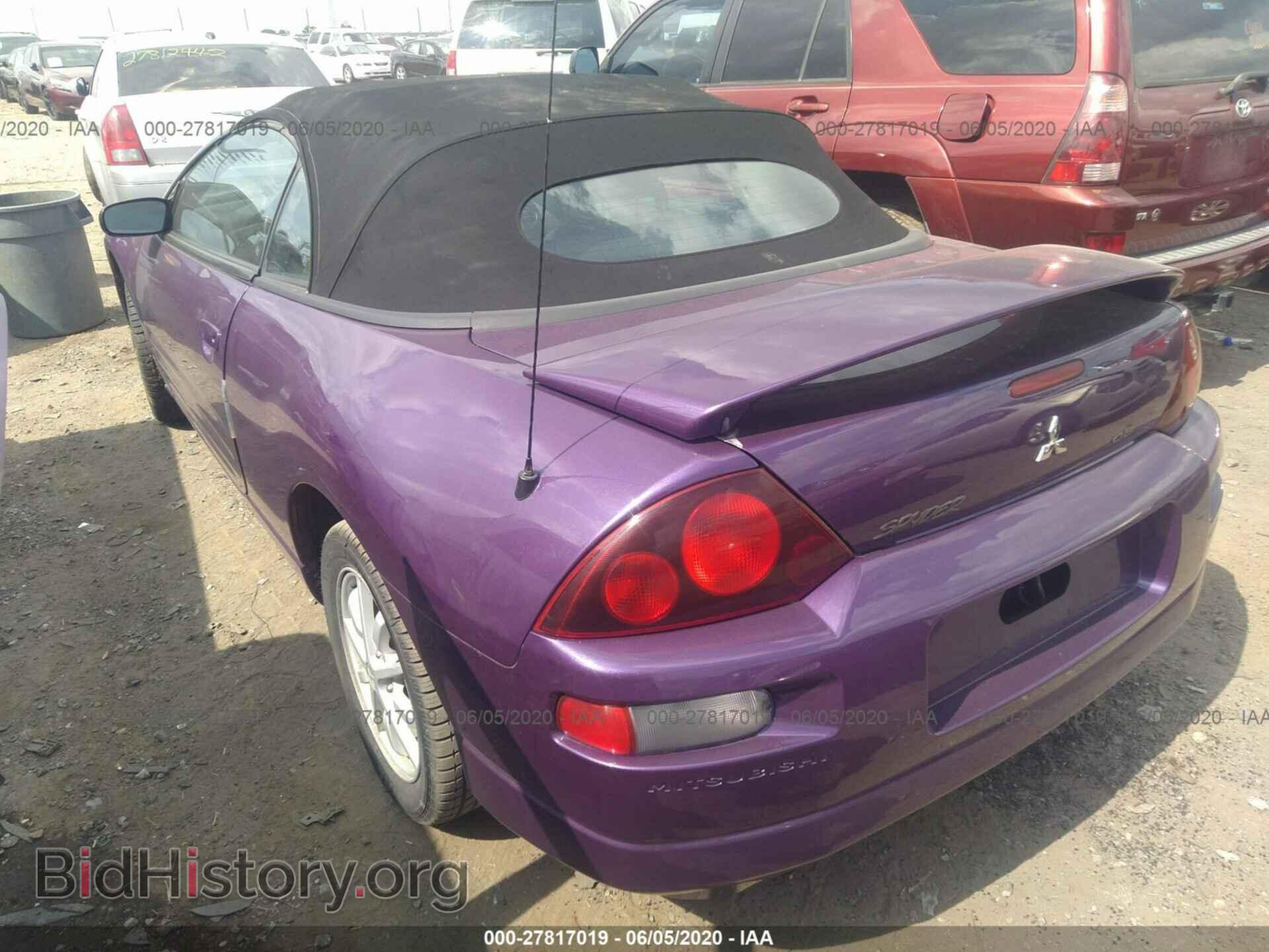 2002 MITSUBISHI ECLIPSE - VIN: 4A3AE45G42E076990 - Фото 3