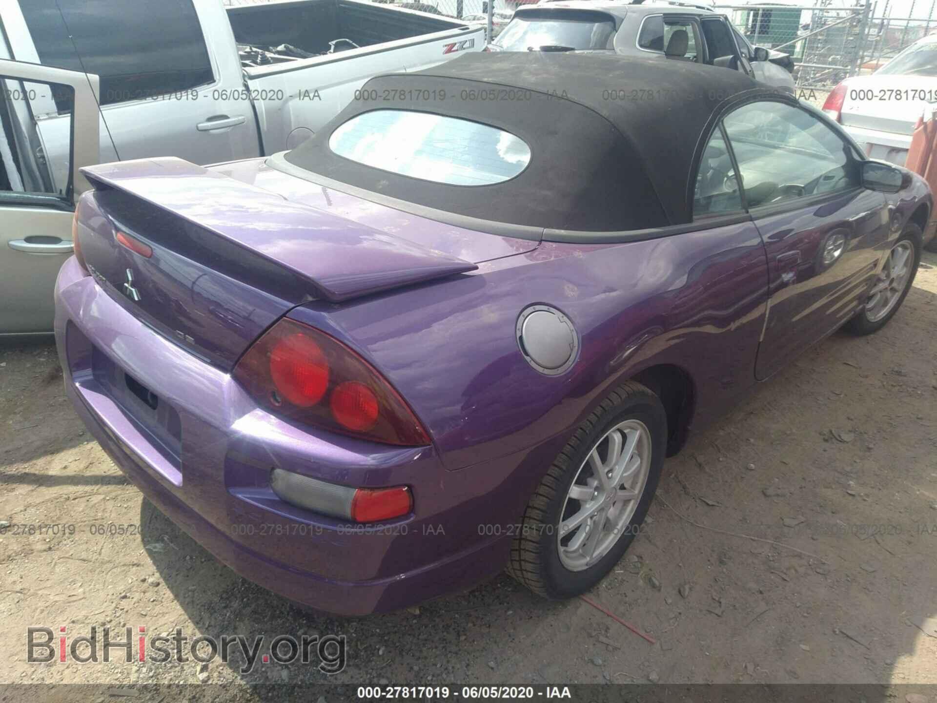 2002 MITSUBISHI ECLIPSE - VIN: 4A3AE45G42E076990 - Фото 4