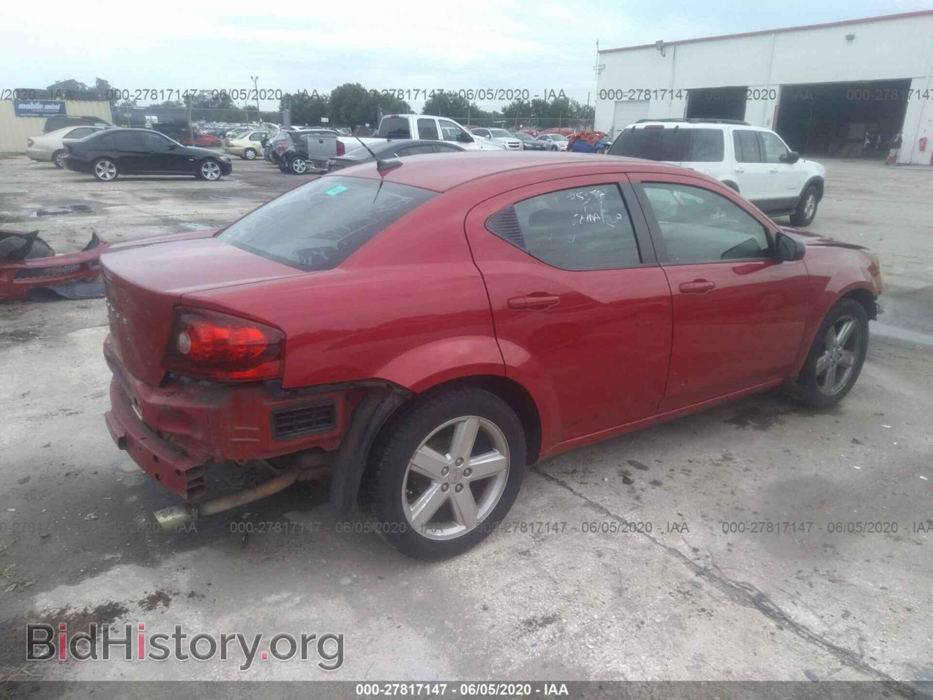 2013 DODGE AVENGER - VIN: 1C3CDZAB2DN531168 - Фото 4