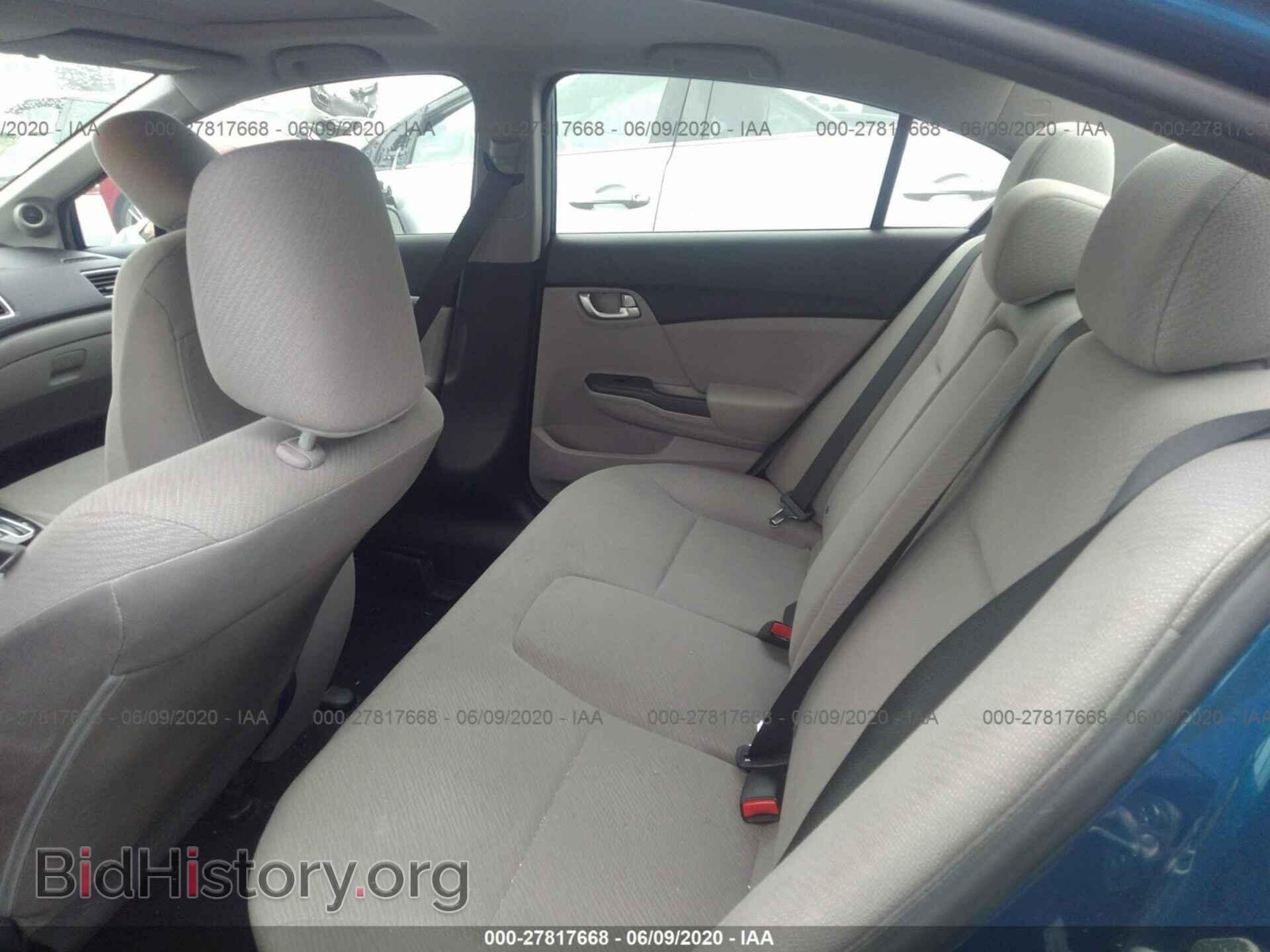 2013 HONDA CIVIC SDN - VIN: 19XFB2F85DE081555 - Фото 8
