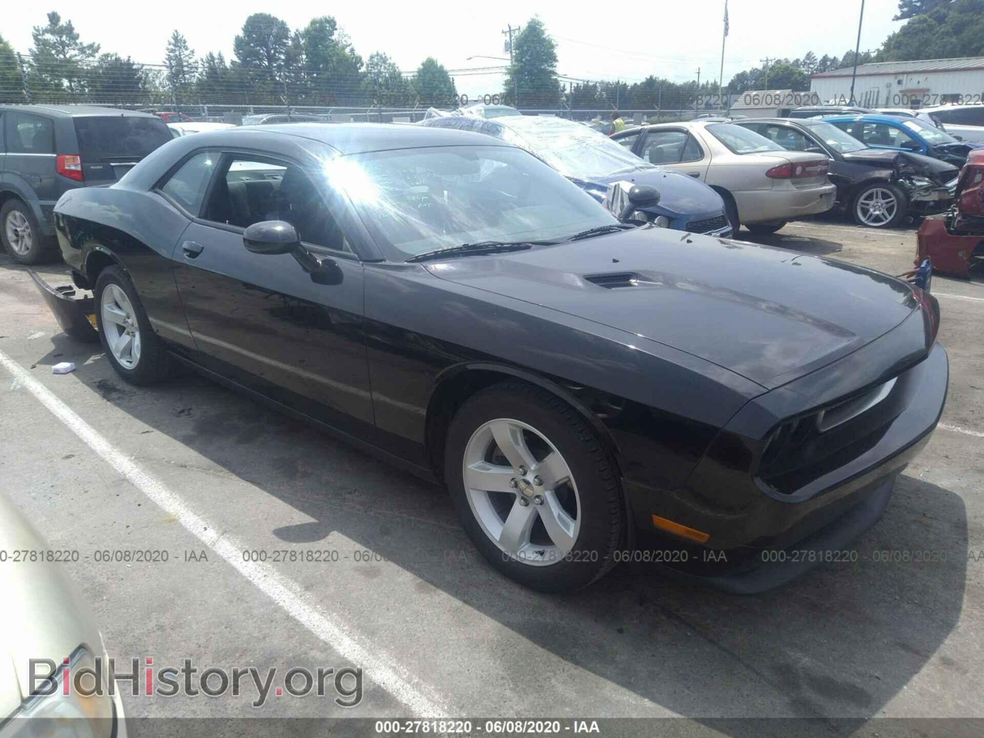Photo 2C3CDYAG7CH161929 - DODGE CHALLENGER 2012