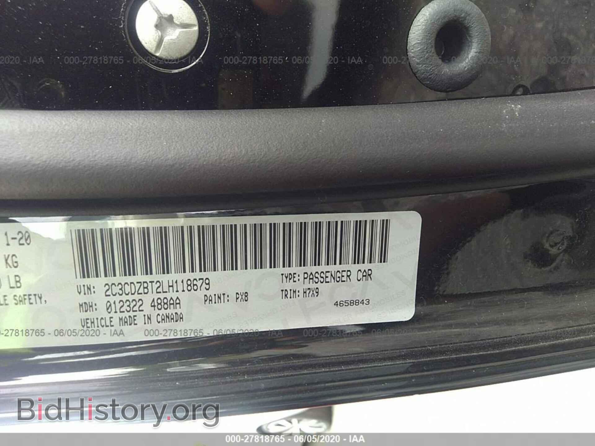 2020 DODGE CHALLENGER - VIN: 2C3CDZBT2LH118679 - Фото 9