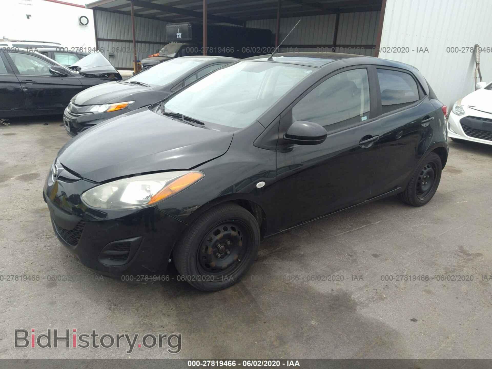 2014 MAZDA MAZDA2 - VIN: JM1DE1KZ6E0186882 - Фото 2