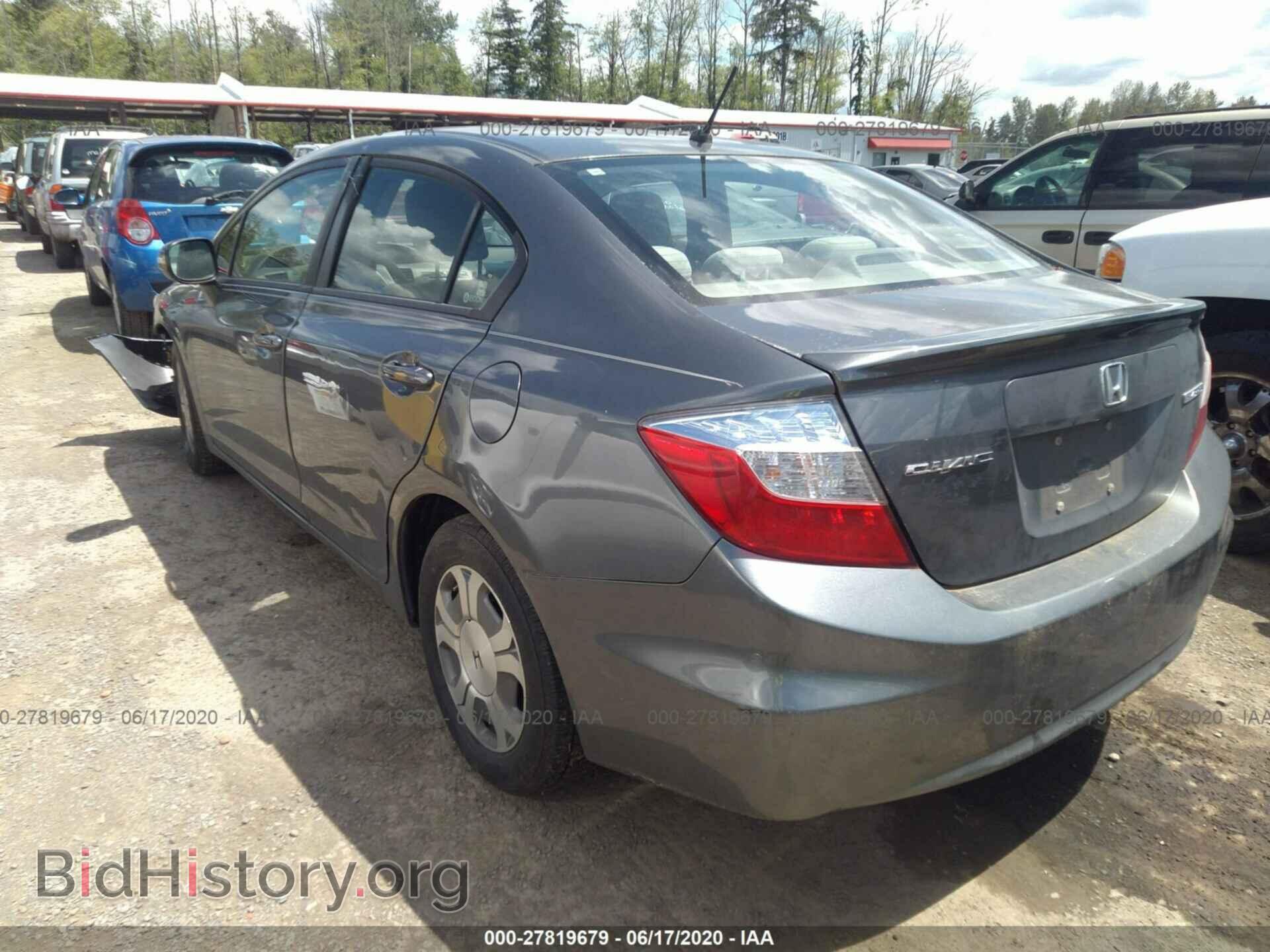 2012 HONDA CIVIC - VIN: JHMFB4F25CS007053 - Фото 3