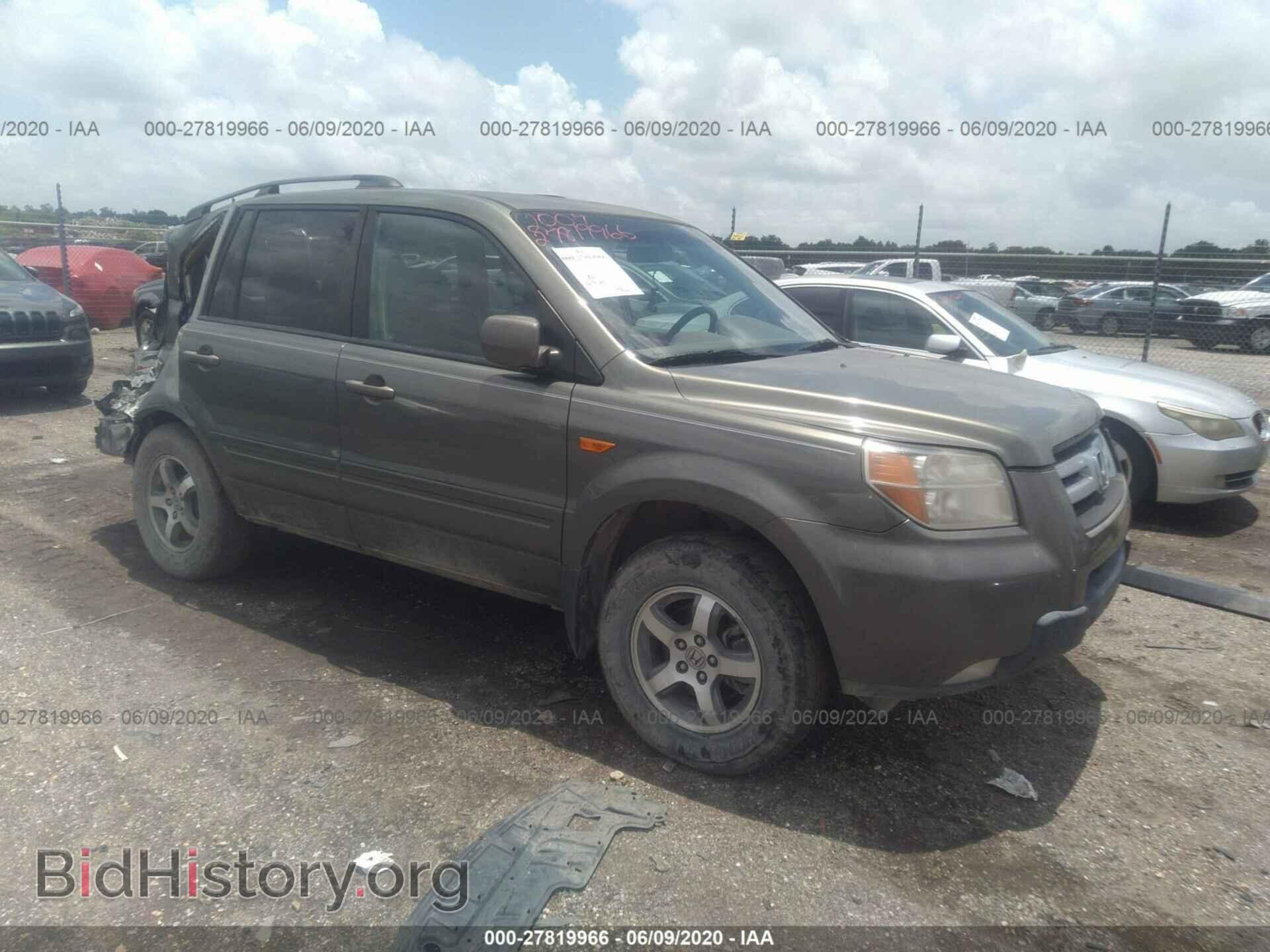 Фотография 5FNYF28467B013612 - HONDA PILOT 2007