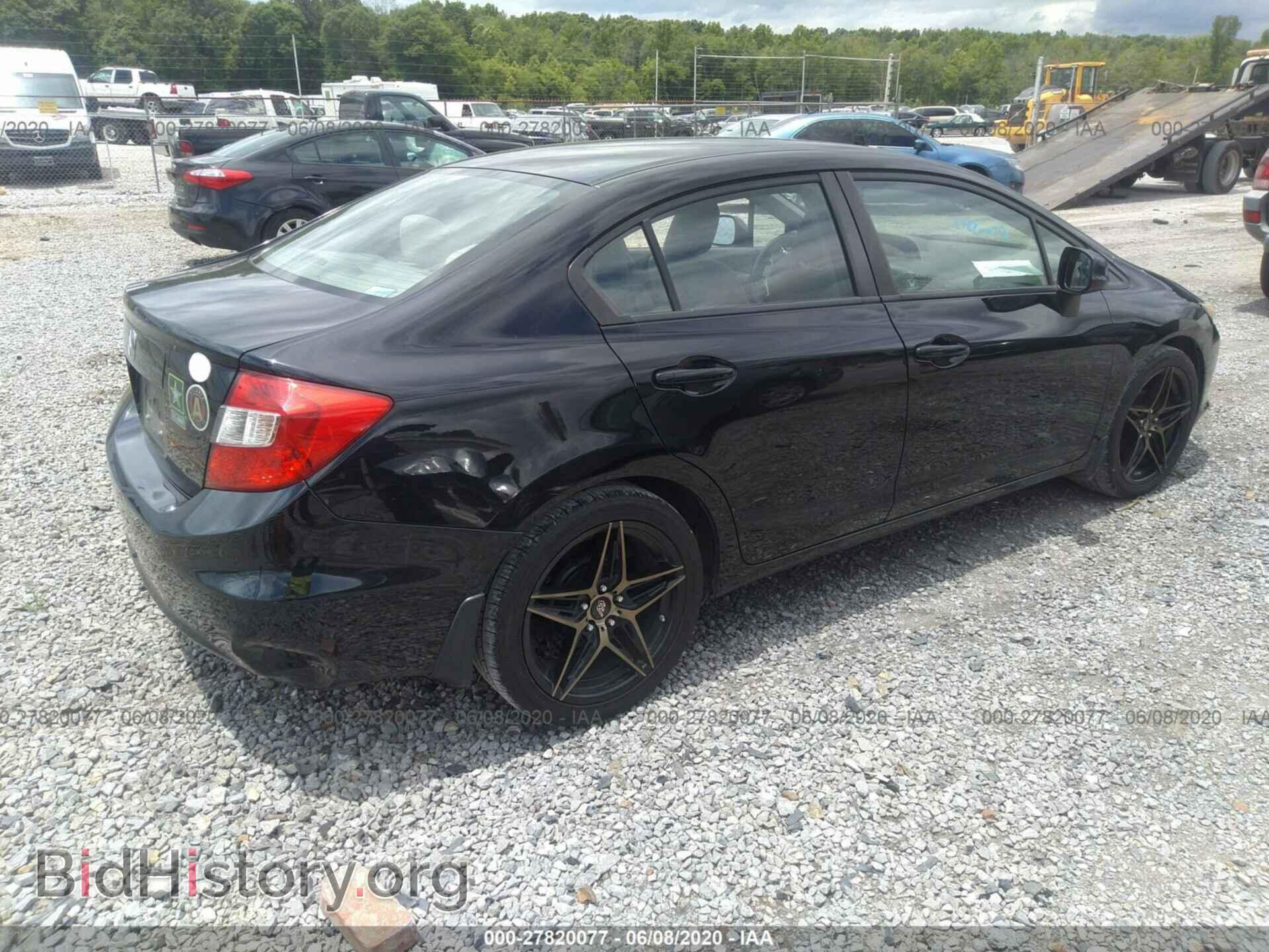 2012 HONDA CIVIC - VIN: 2HGFB2F56CH332335 - Фото 4