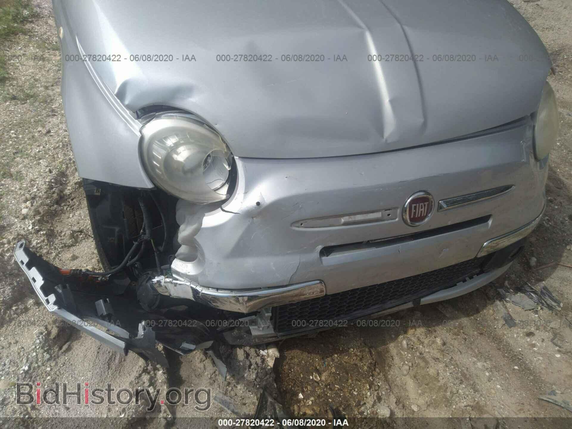 2012 FIAT 500 - VIN: 3C3CFFCR2CT110536 - Фото 6