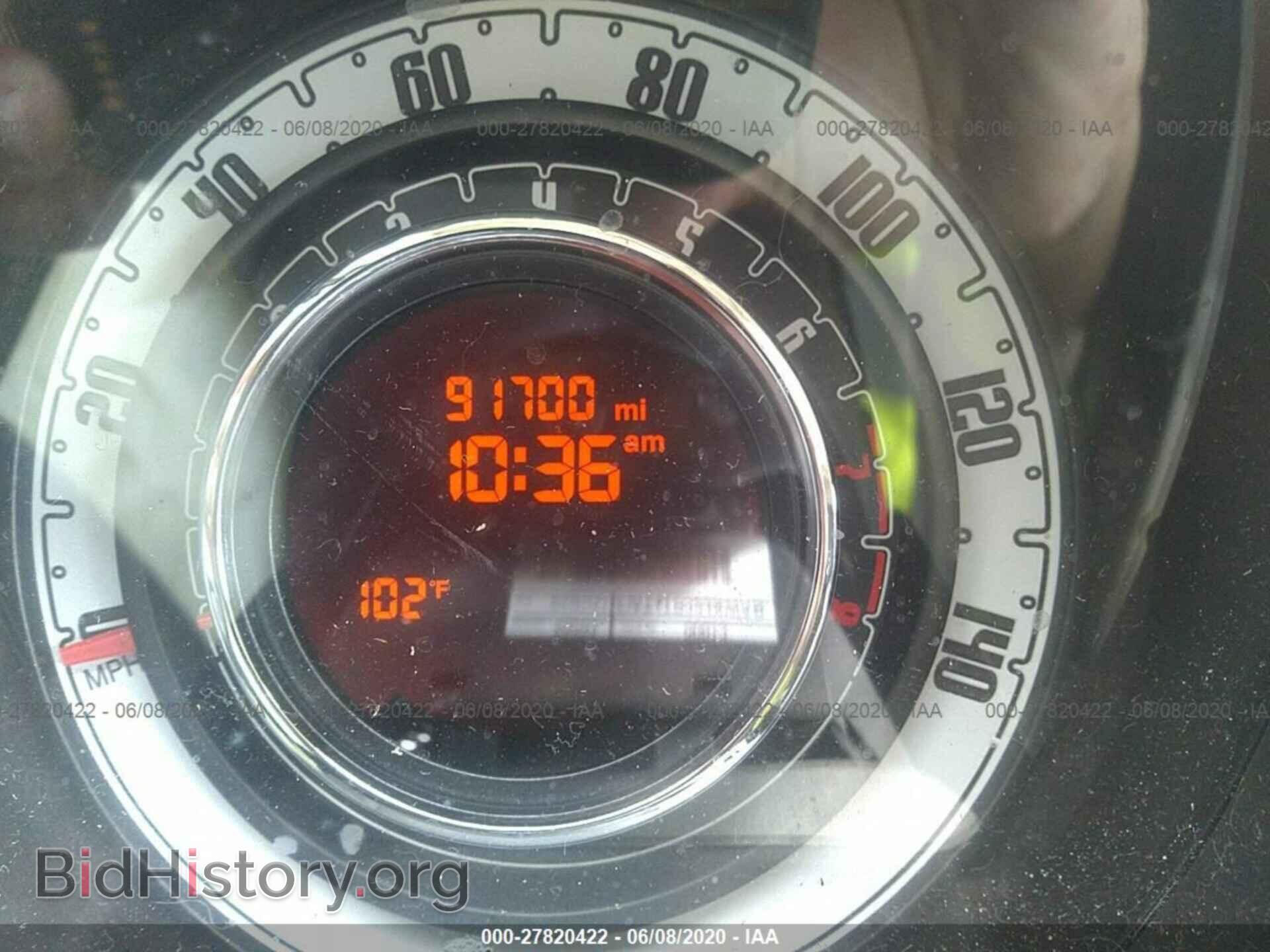 2012 FIAT 500 - VIN: 3C3CFFCR2CT110536 - Фото 7