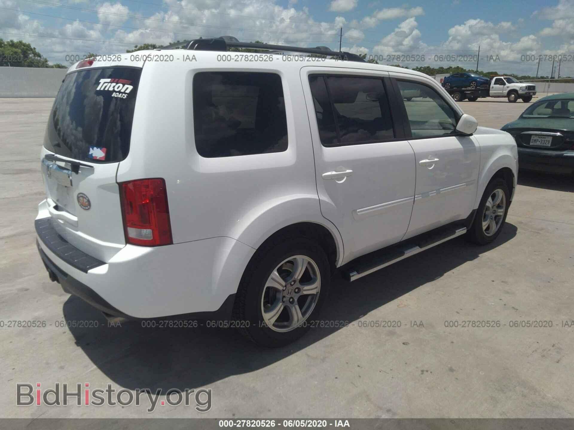 2012 HONDA PILOT - VIN: 5FNYF3H5XCB014870 - Фото 4