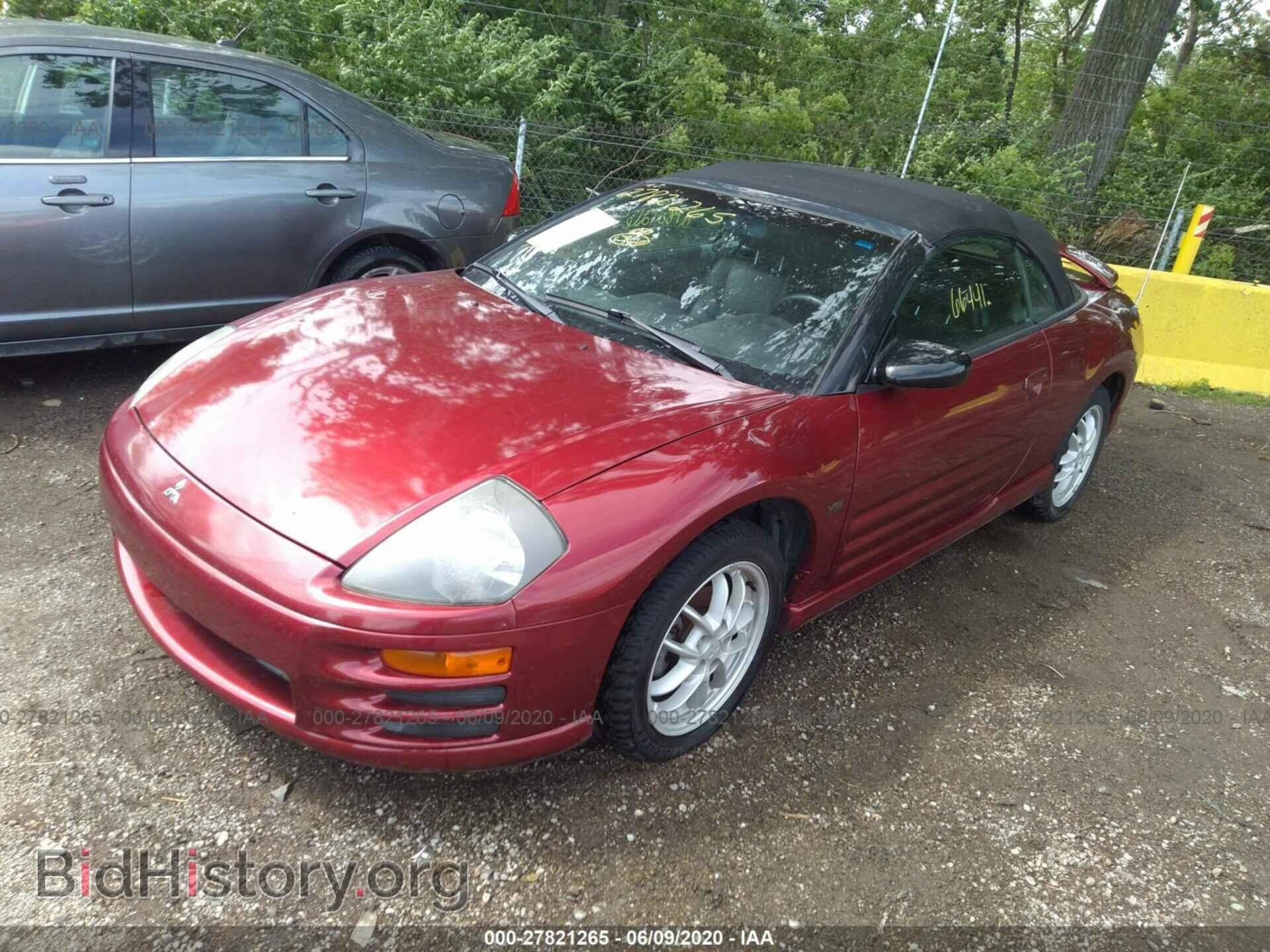 2002 MITSUBISHI ECLIPSE - VIN: 4A3AE85H22E019011 - Photo 2