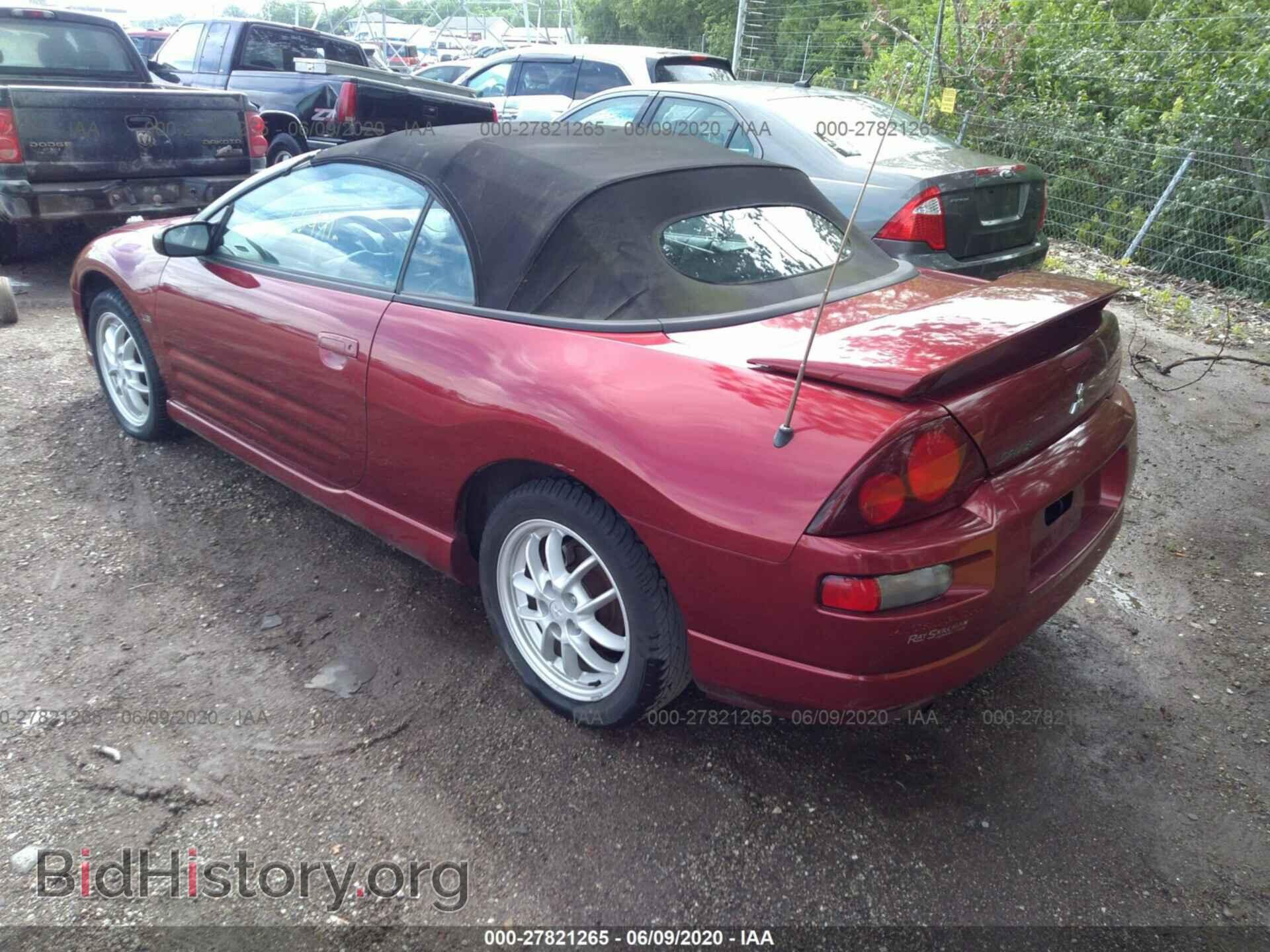2002 MITSUBISHI ECLIPSE - VIN: 4A3AE85H22E019011 - Photo 3