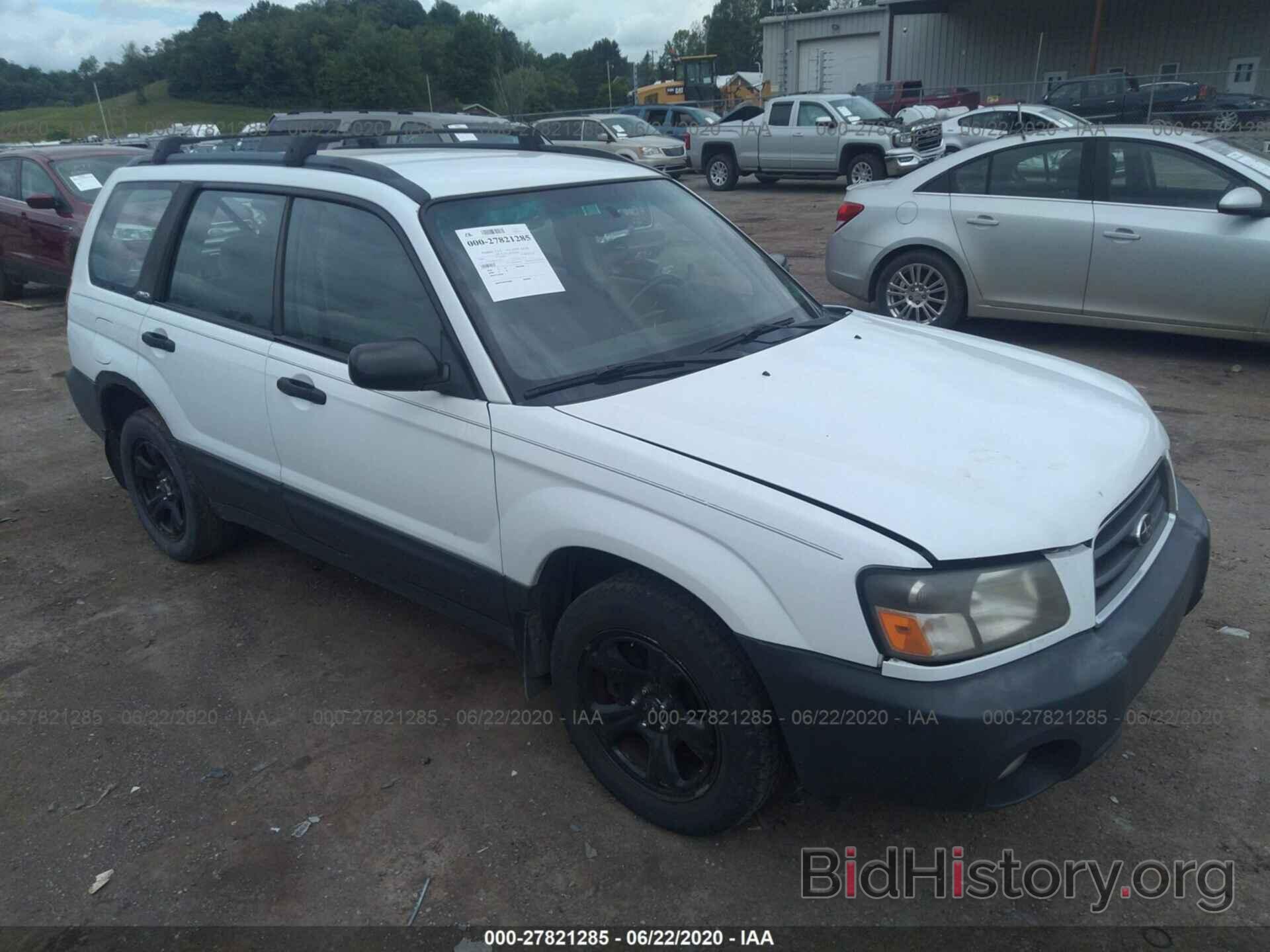 Photo JF1SG63643H737821 - SUBARU FORESTER 2003
