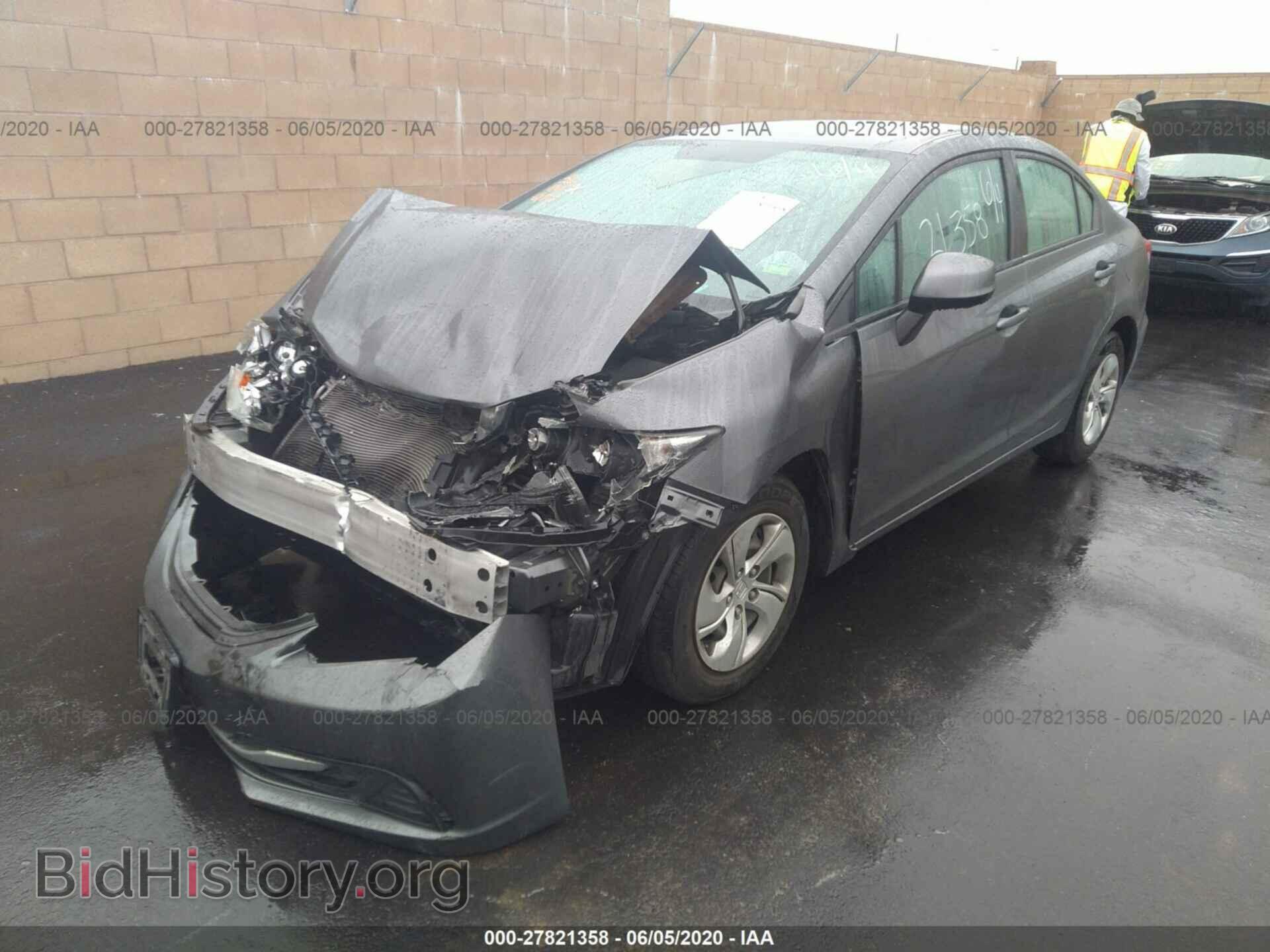 2013 HONDA CIVIC - VIN: 19XFB2F54DE245299 - Фото 2