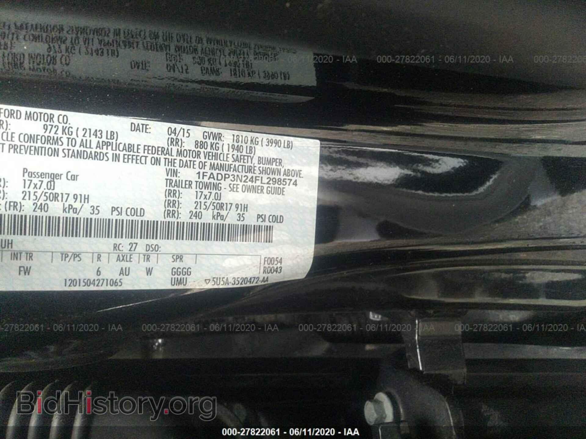 2015 FORD FOCUS - VIN: 1FADP3N24FL298574 - Photo 9
