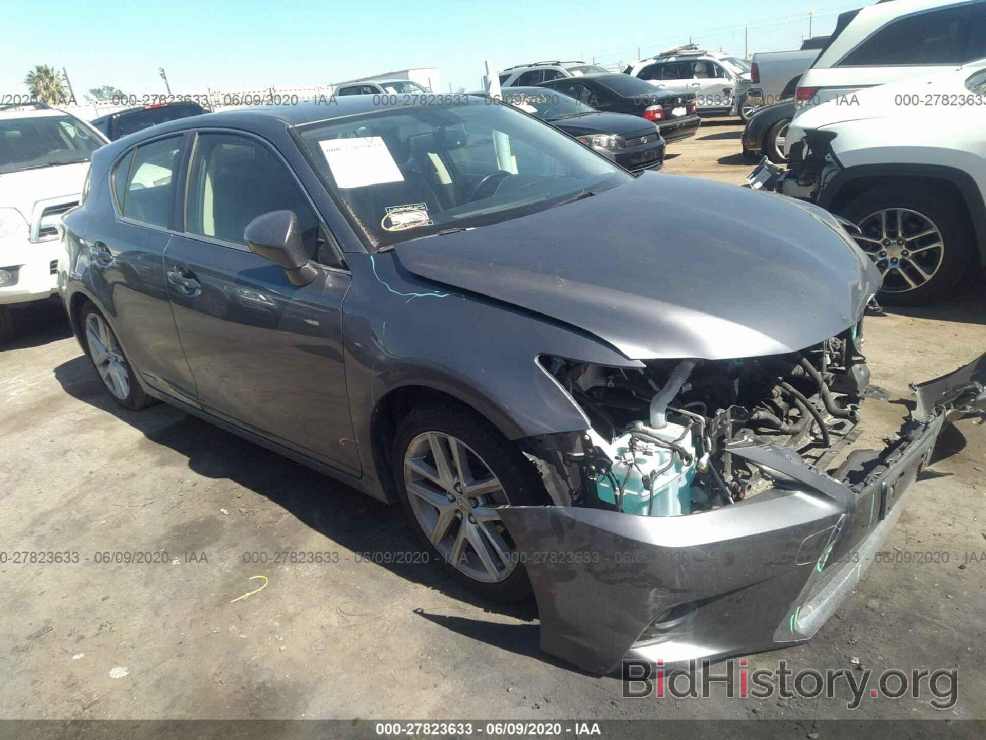 Photo JTHKD5BH9G2276462 - LEXUS CT 200H 2016