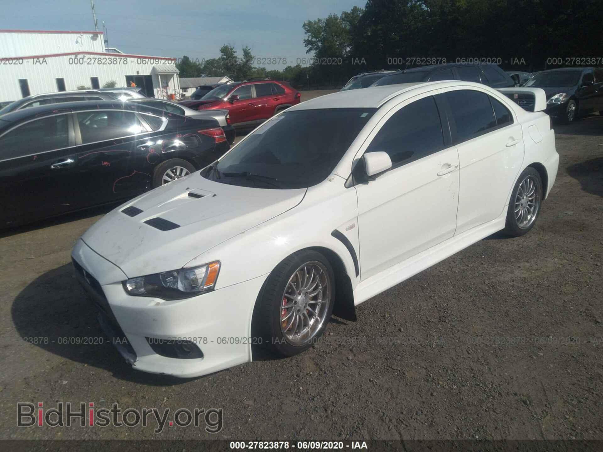 2014 MITSUBISHI LANCER EVOLUTION - VIN: JA32W8FV5EU021076 - Photo 2