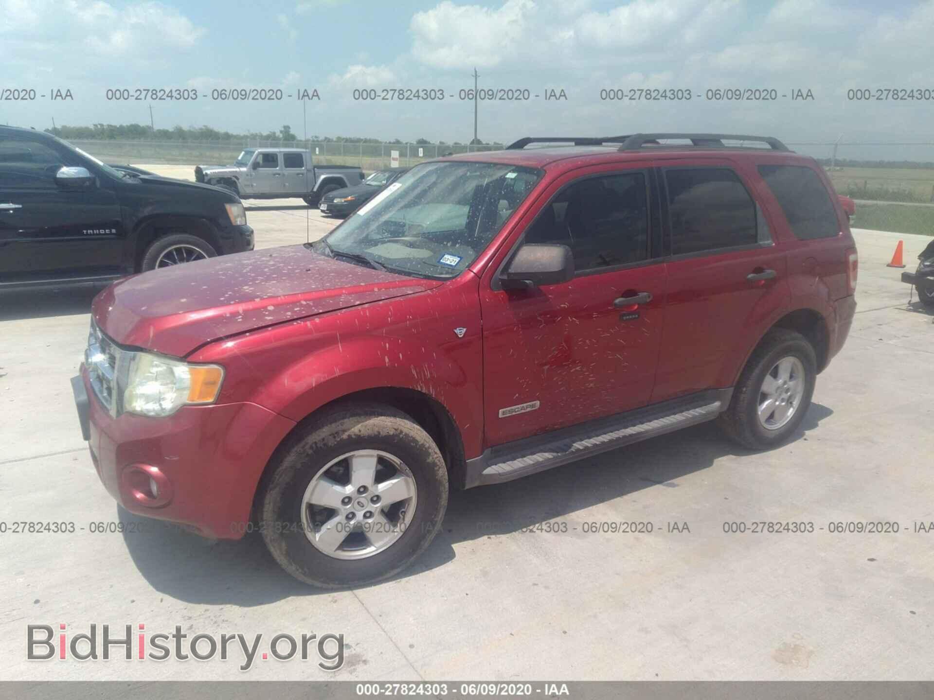 2008 FORD ESCAPE - VIN: 1FMCU03118KB36509 - Фото 2