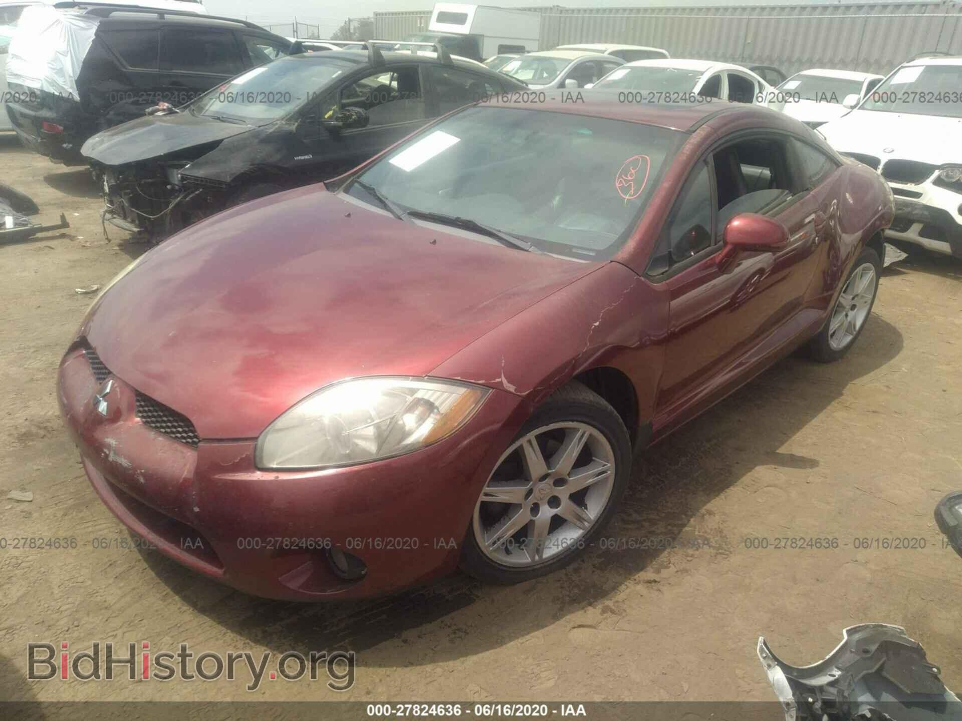 2007 MITSUBISHI ECLIPSE - VIN: 4A3AK34T87E011892 - Photo 2