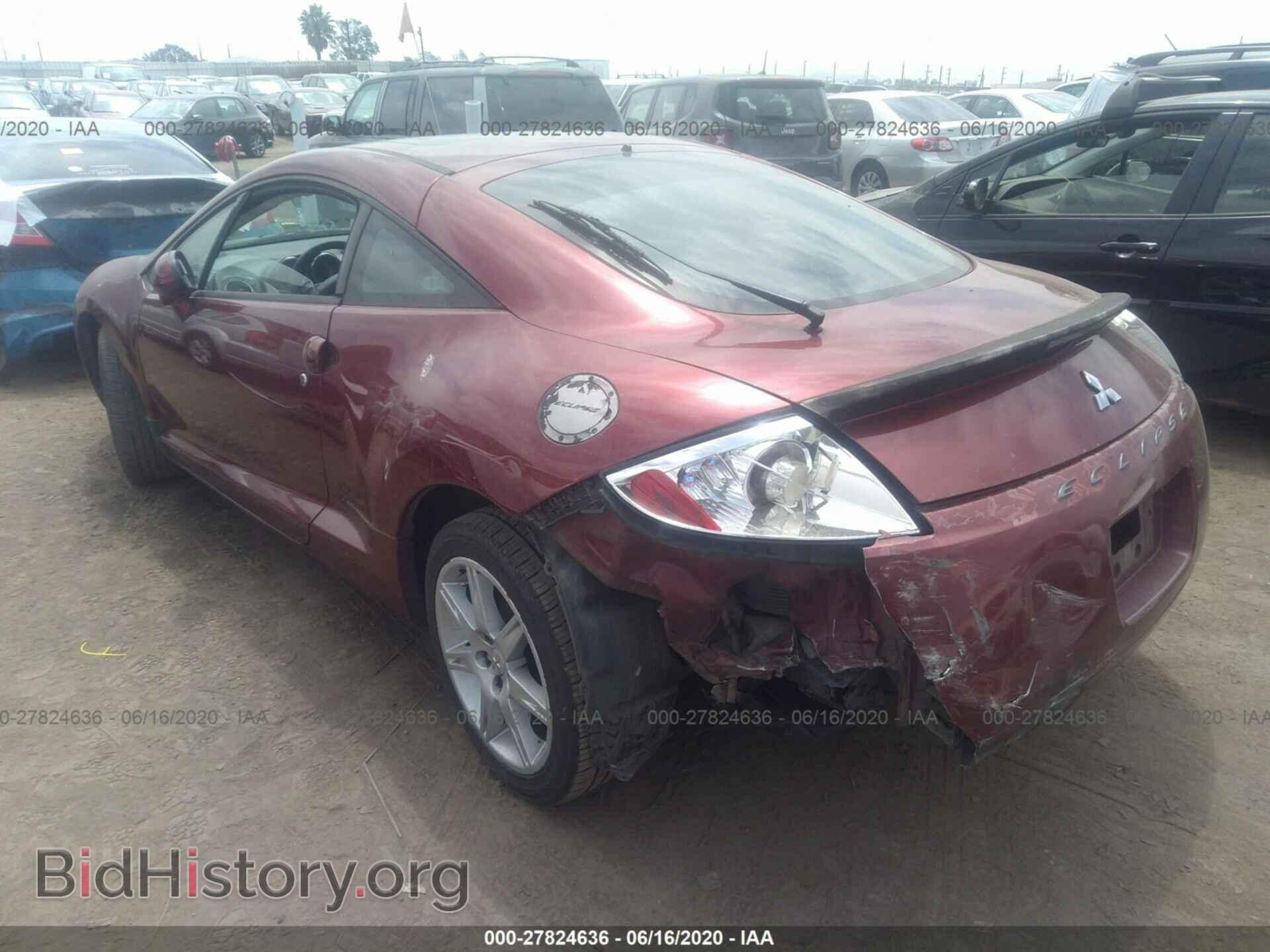 2007 MITSUBISHI ECLIPSE - VIN: 4A3AK34T87E011892 - Photo 3