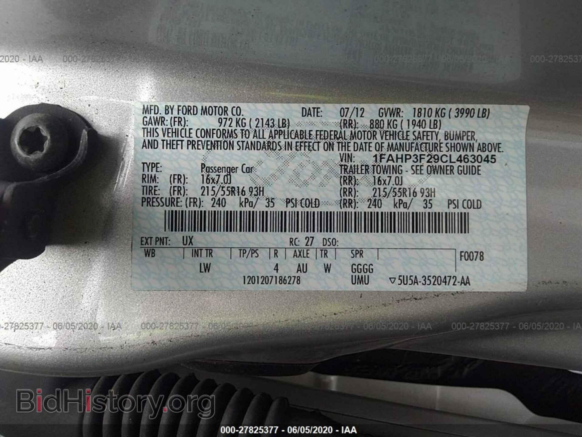2012 FORD FOCUS - VIN: 1FAHP3F29CL463045 - Photo 9